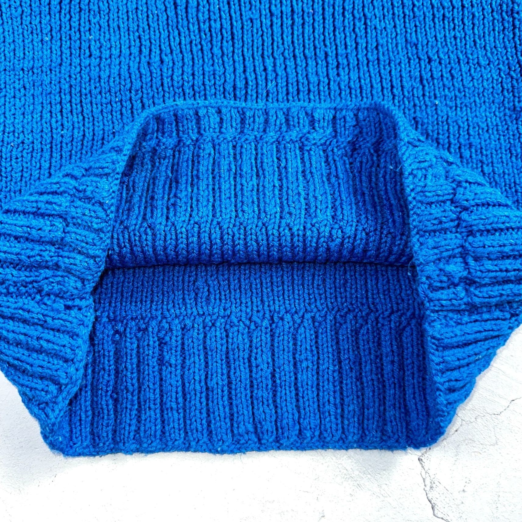 Vintage VINTAGE Blue Knitted Vest Sweater Pullover M 70s Casual Mens Size US M / EU 48-50 / 2 - 5 Thumbnail