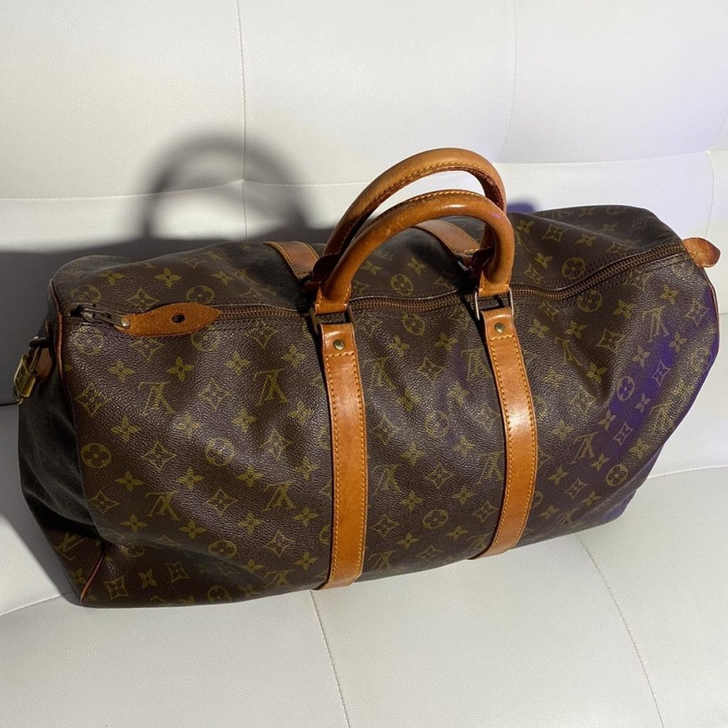 Louis Vuitton Authentic Louis Vuitton Monogram Keepall 50 Travel Bag Size ONE SIZE - 4 Thumbnail