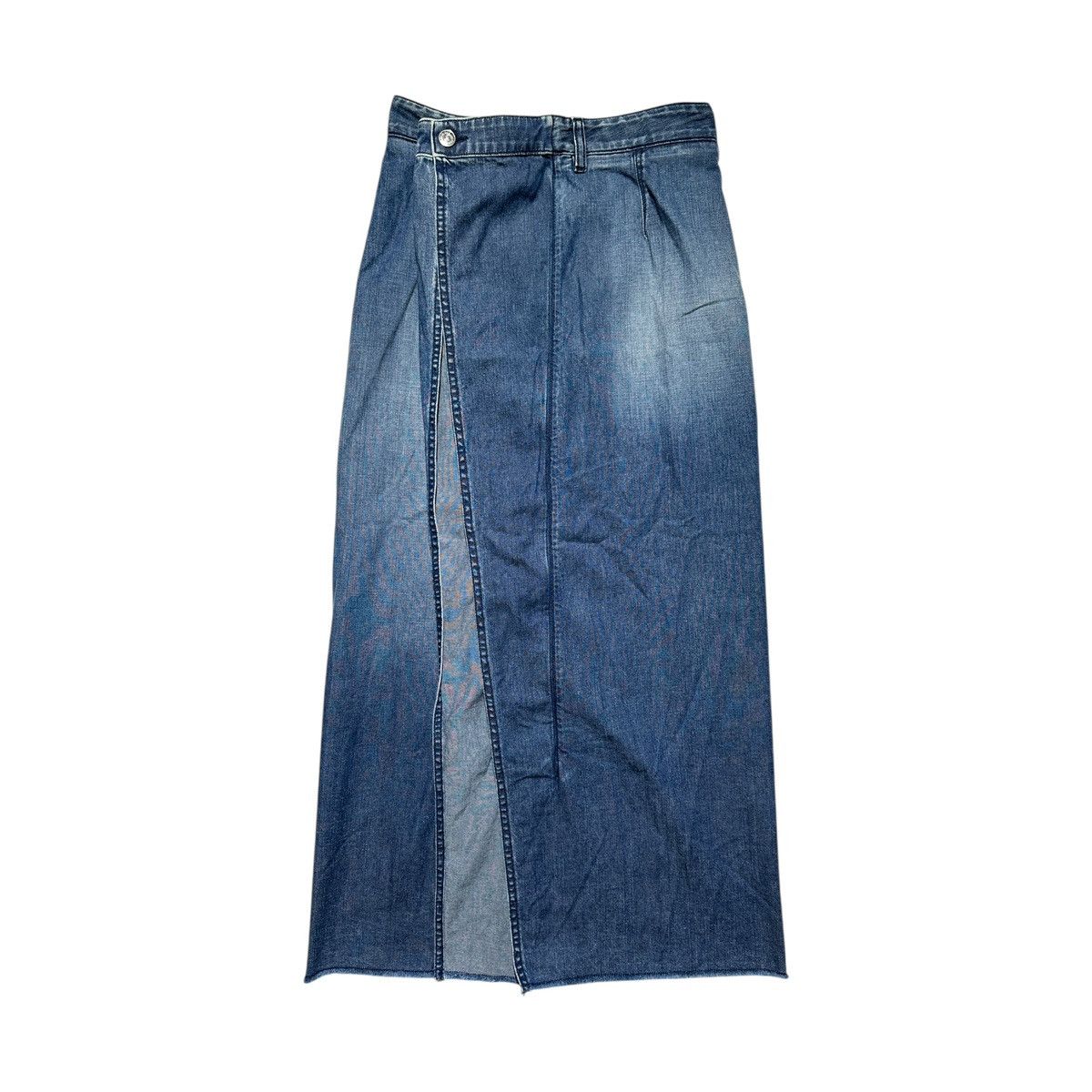 Maison Margiela Zippered denim maxi skirt Size 26" / US 2 / IT 38 - 1 Thumbnail