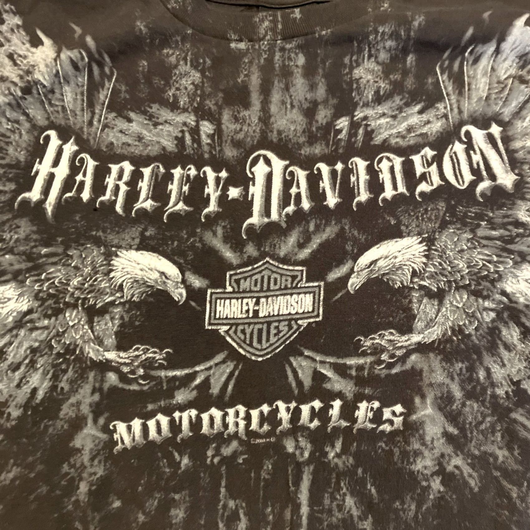 Harley Davidson VINTAGE Harley-Davidson T-Shirt Mens 2XL Black Short Sleeve Crew Neck Double-Sided Cotton Southampton, VA Affliction Style Size US XXL / EU 58 / 5 - 2 Thumbnail