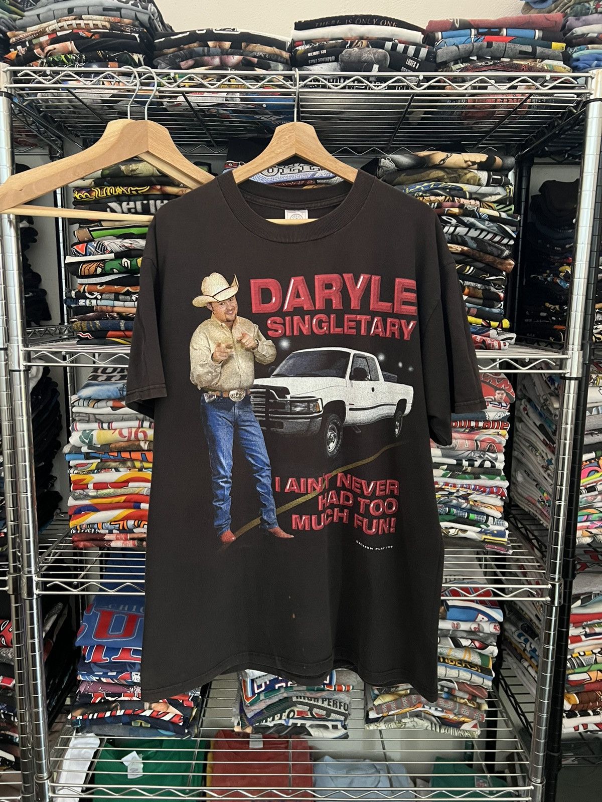 Band Tees 1999 Daryle Singletary I Ain’t Never Had Too Much Fun Tee Size US L / EU 52-54 / 3 - 1 Thumbnail
