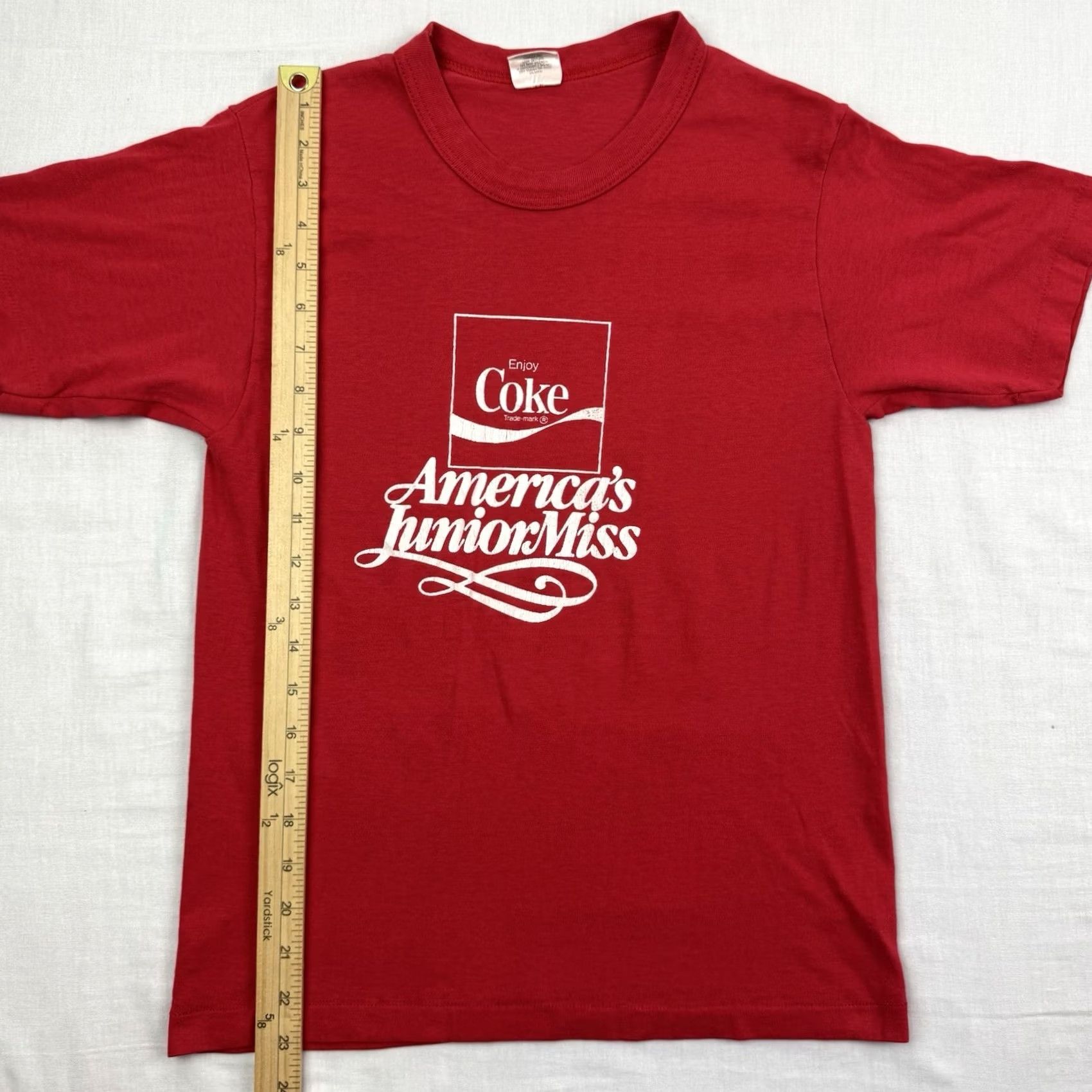 Vintage Vintage Coca Cola Americas Junior Miss Shirt Adult Medium 1980s Hipster Punk Size US M / EU 48-50 / 2 - 6 Thumbnail