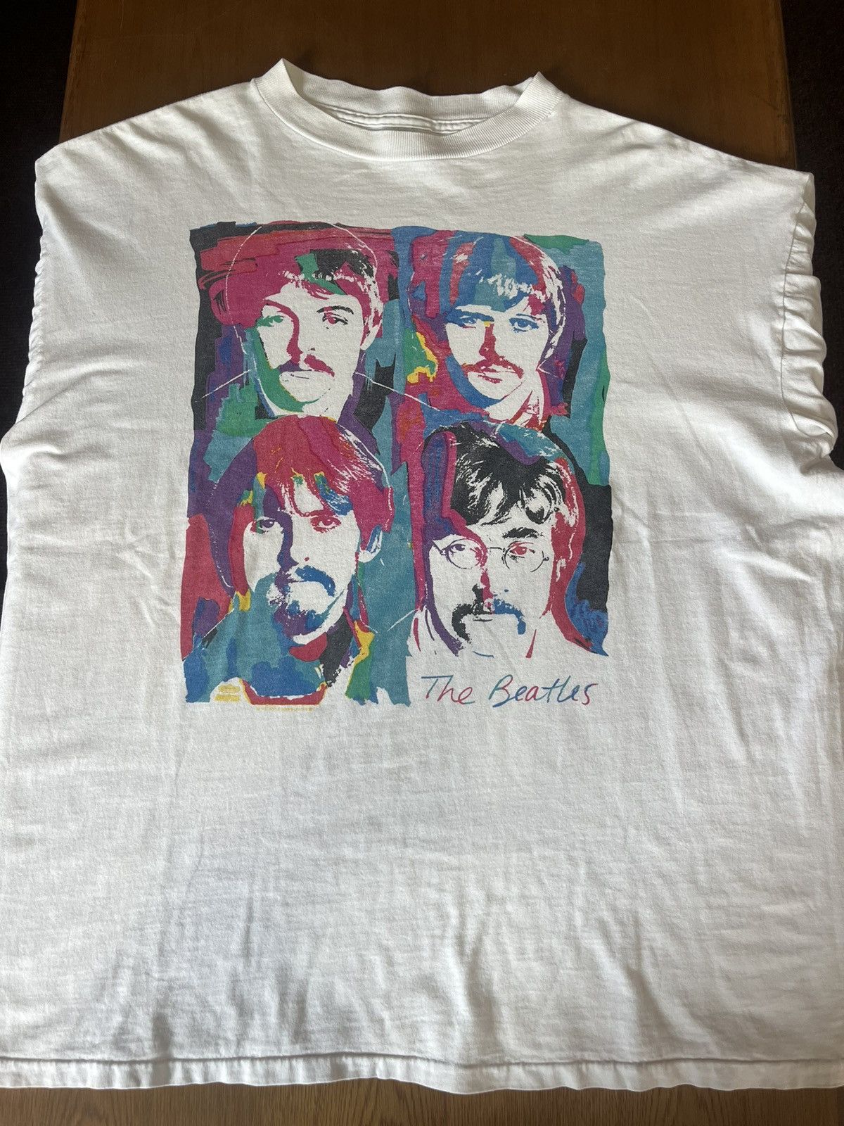 Band Tees Vintage The Beatles Pop Art 90’s T-Shirt Size US XL / EU 56 / 4 - 3 Thumbnail