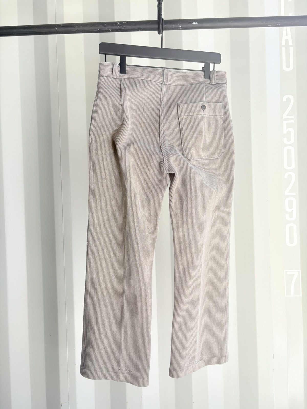 Vintage French Chore Pants Workwear Distressed Sun Faded ERD grunge Size US 29 - 3 Thumbnail