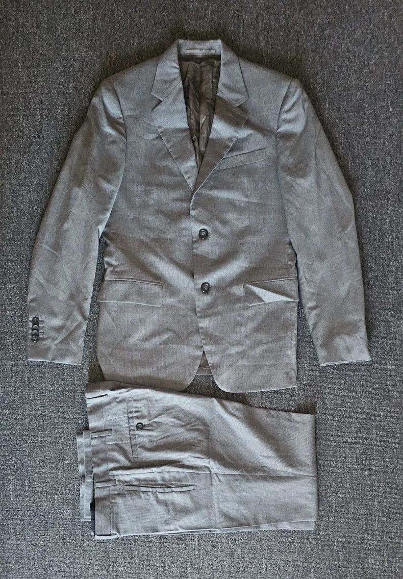 Prada Gray Wool Suit Set by Prada - dmc Size US M / EU 48-50 / 2 - 1 Thumbnail