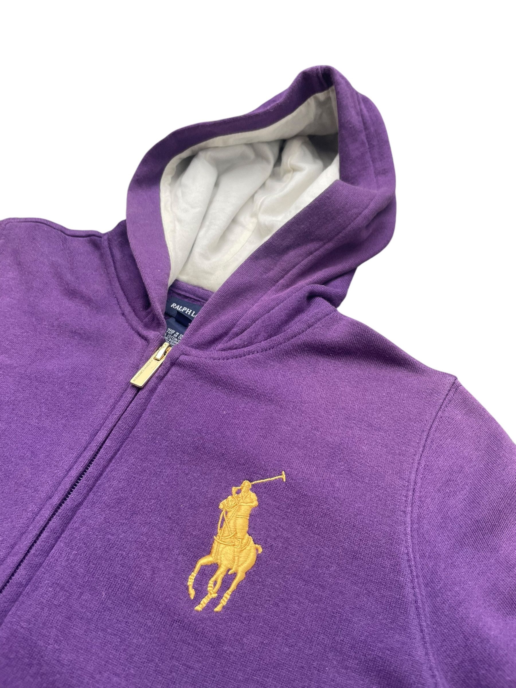 Designer × Polo Ralph Lauren Ralph Lauren Zipper Hoodie Size XS / US 0-2 / IT 36-38 - 3 Thumbnail