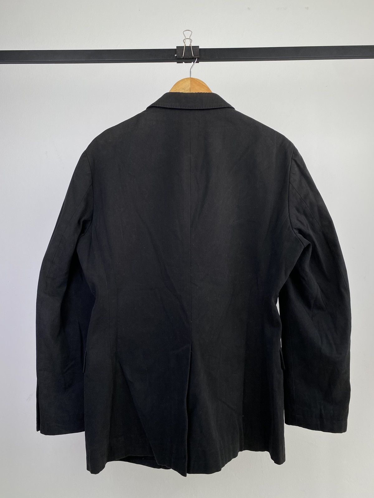 Yohji Yamamoto Vintage 90's A.A.R Yohji Design Studio Cotton Blazer Jacket Size US L / EU 52-54 / 3 - 9 Thumbnail