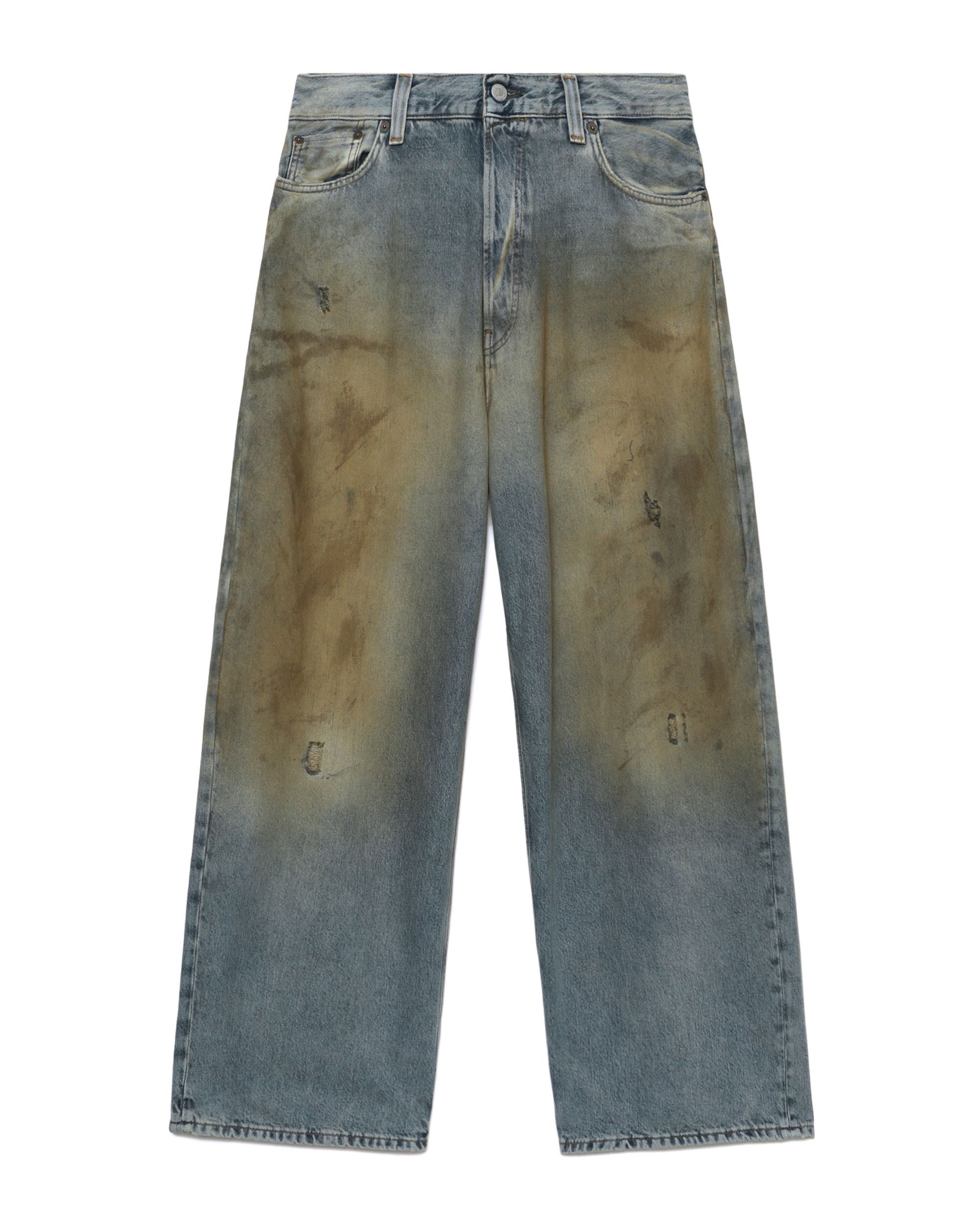 Acne Studios Acne Studios Distressed Design Wide Leg Jeans Size US 30 / EU 46 - 1 Thumbnail