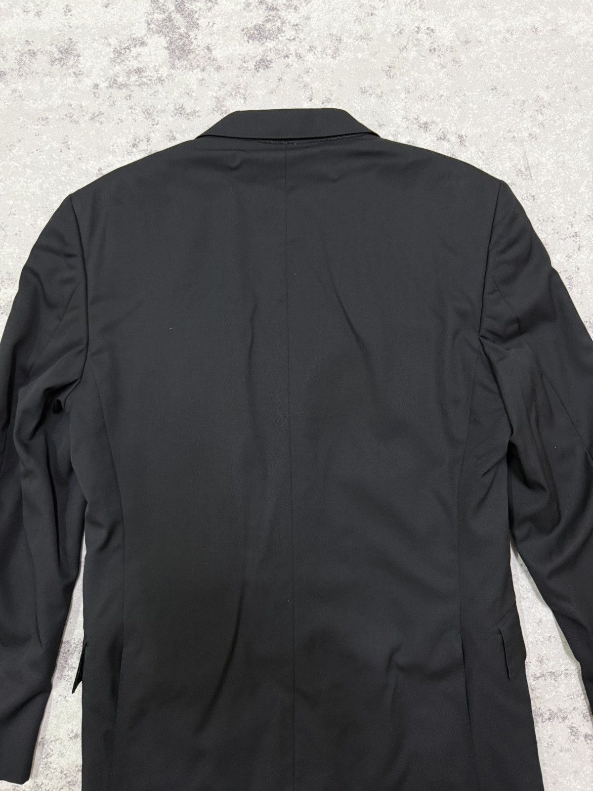 Burberry Burberry Super 120s Monogram Lined Black Blazer Coat Size US S / EU 44-46 / 1 - 16 Thumbnail
