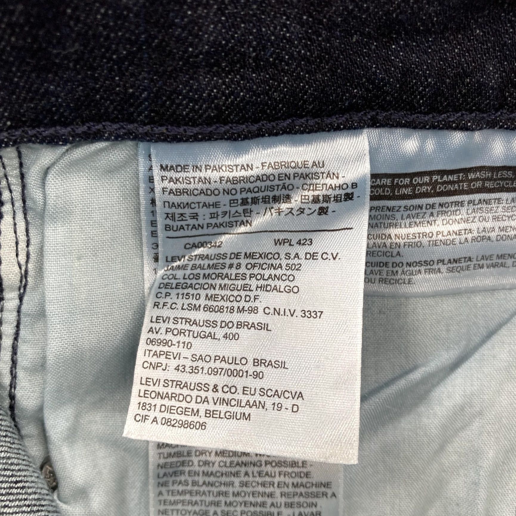 Levi's VINTAGE? No. Levi's 515 Jeans Womens 6 Bootcut Dark Blue Mid Rise Stretch Western Cowgirl Size 28" / US 6 / IT 42 - 6 Thumbnail