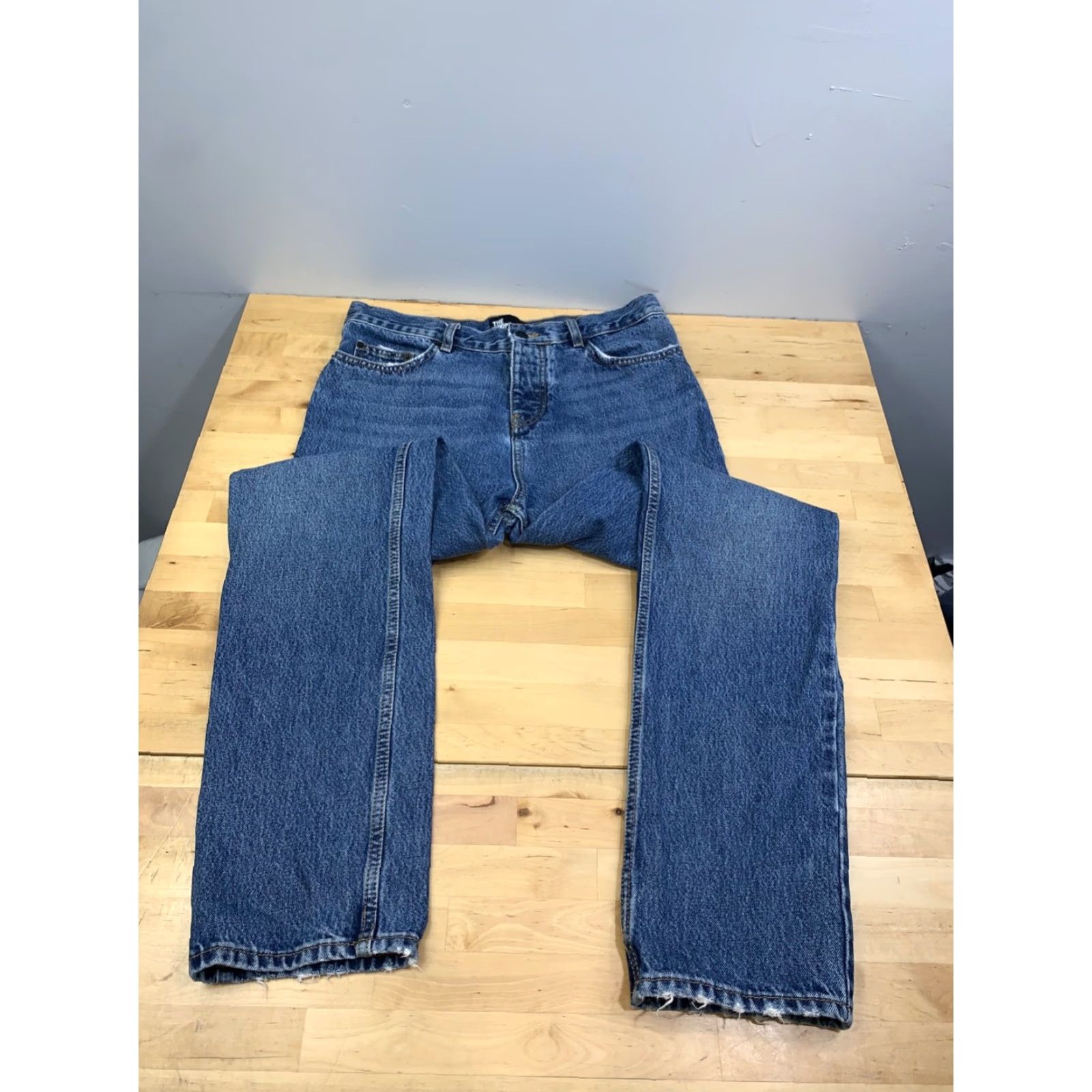 The Kooples The Kooples Jeans Men 32x32 Blue Denim Straight Slim Button Fly 5-Pocket Design Vintage: No, Regular: Men, 32in Inseam Size US 32 / EU 48 - 5 Thumbnail