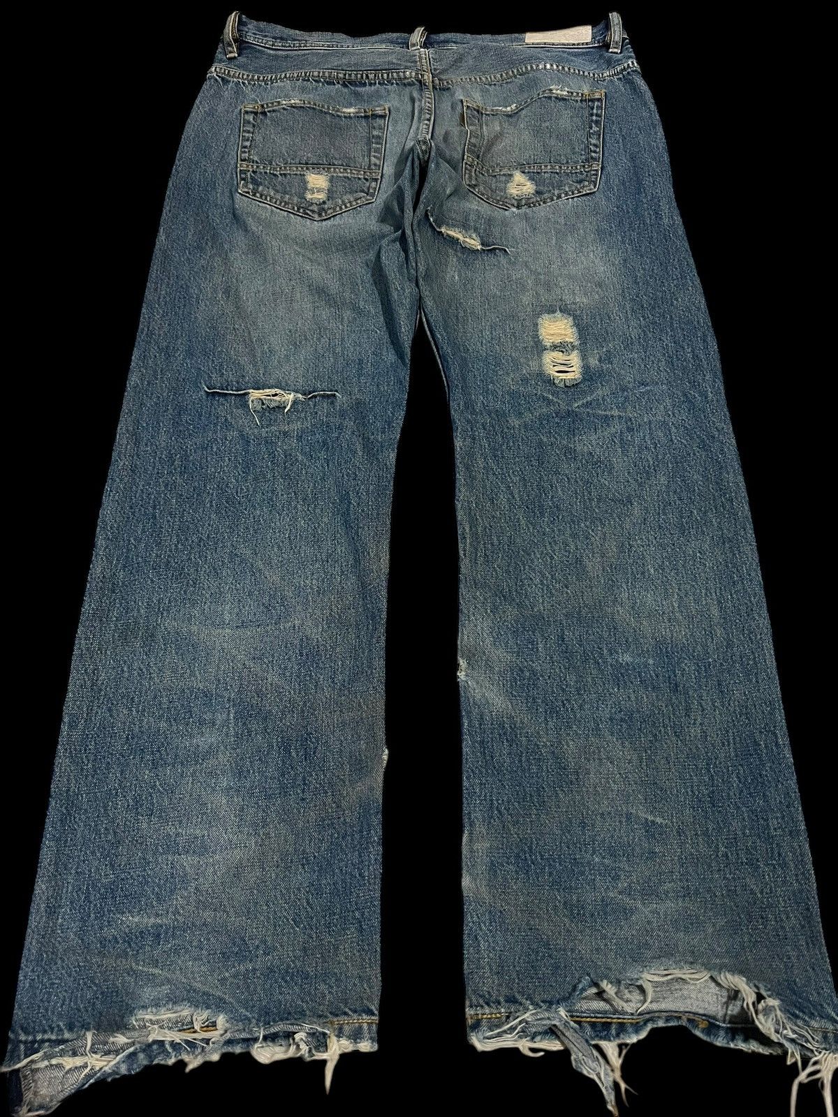 Hysteric Glamour × If Six Was Nine × Japanese Brand 🌈90’s union made sacrifice Distress mud Wash Jean Japan Size US 39 - 2 Thumbnail
