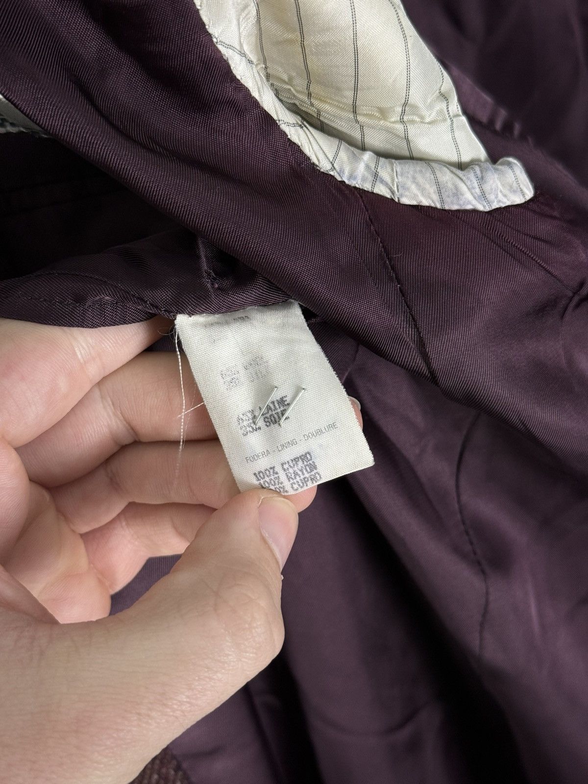 Versace Vintage Gianni Versace 80s-90s Double Breasted Blazer Wool Size 50R - 16 Thumbnail