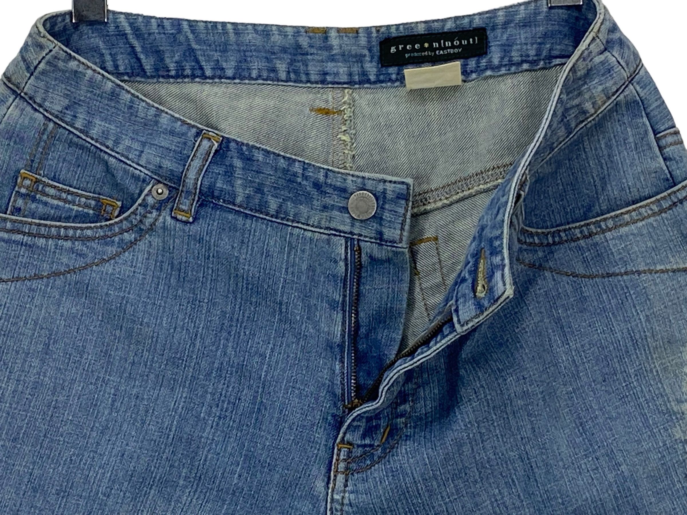 Japanese Brand Greenout East Boy Flare Jeans Size US 30 / EU 46 - 7 Thumbnail
