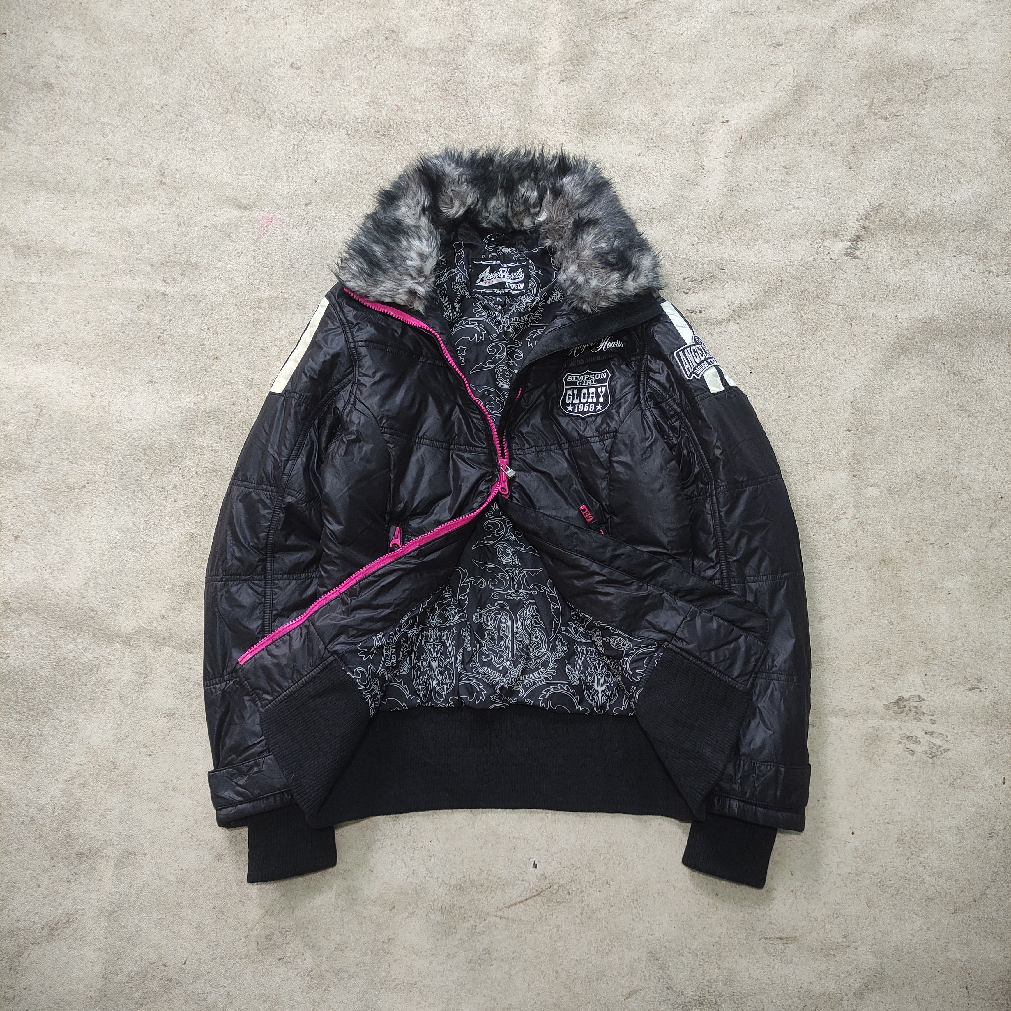 If Six Was Nine Angel Hearts “Simpsons” biker jacket style Gostar De Fuga Size US M / EU 48-50 / 2 - 4 Thumbnail