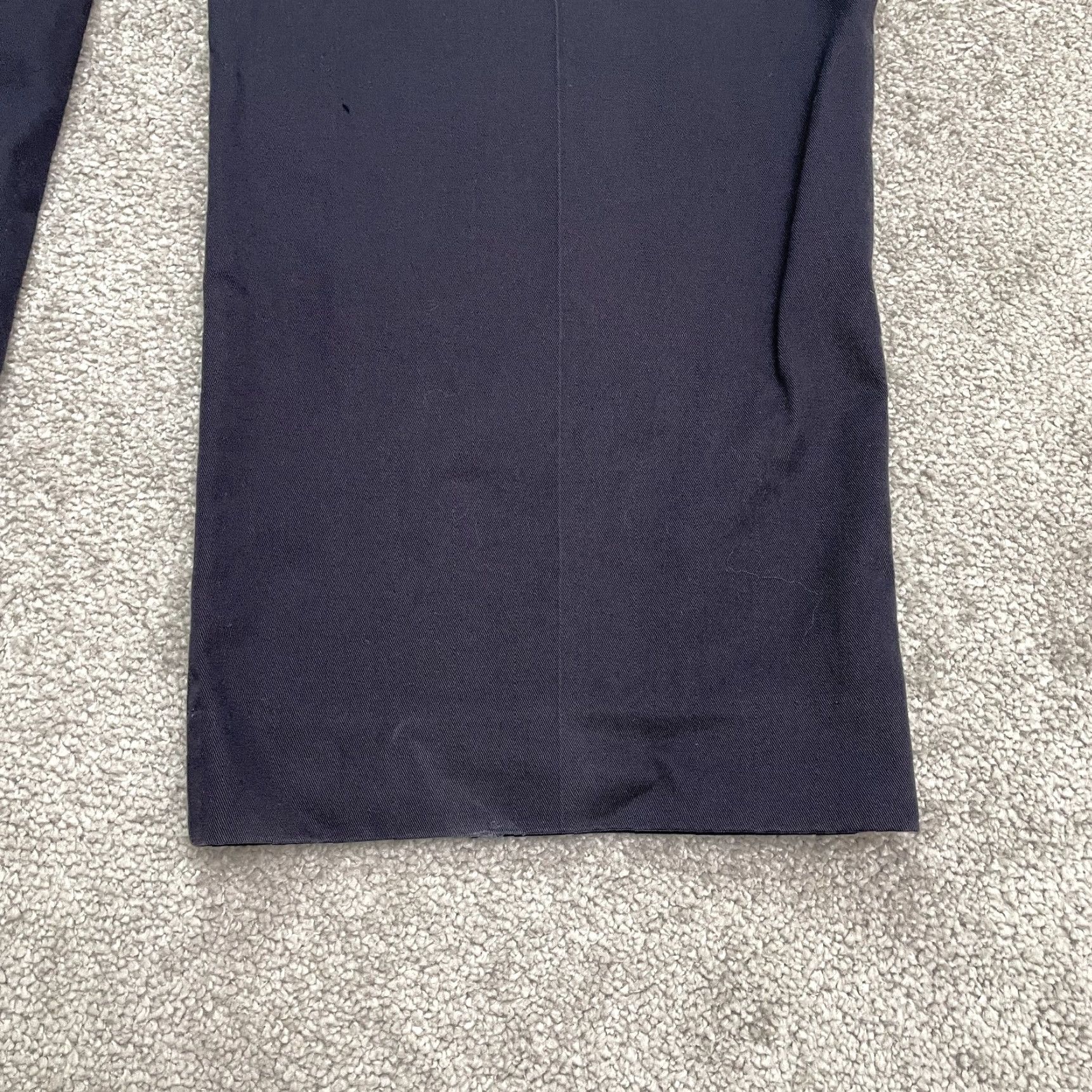 Vintage L.L. Bean Pants Men 44 Blue Comfort Waist Dress Straight Leg 100% Cotton Classic Vintage No Size US 44 / EU 60 - 5 Thumbnail