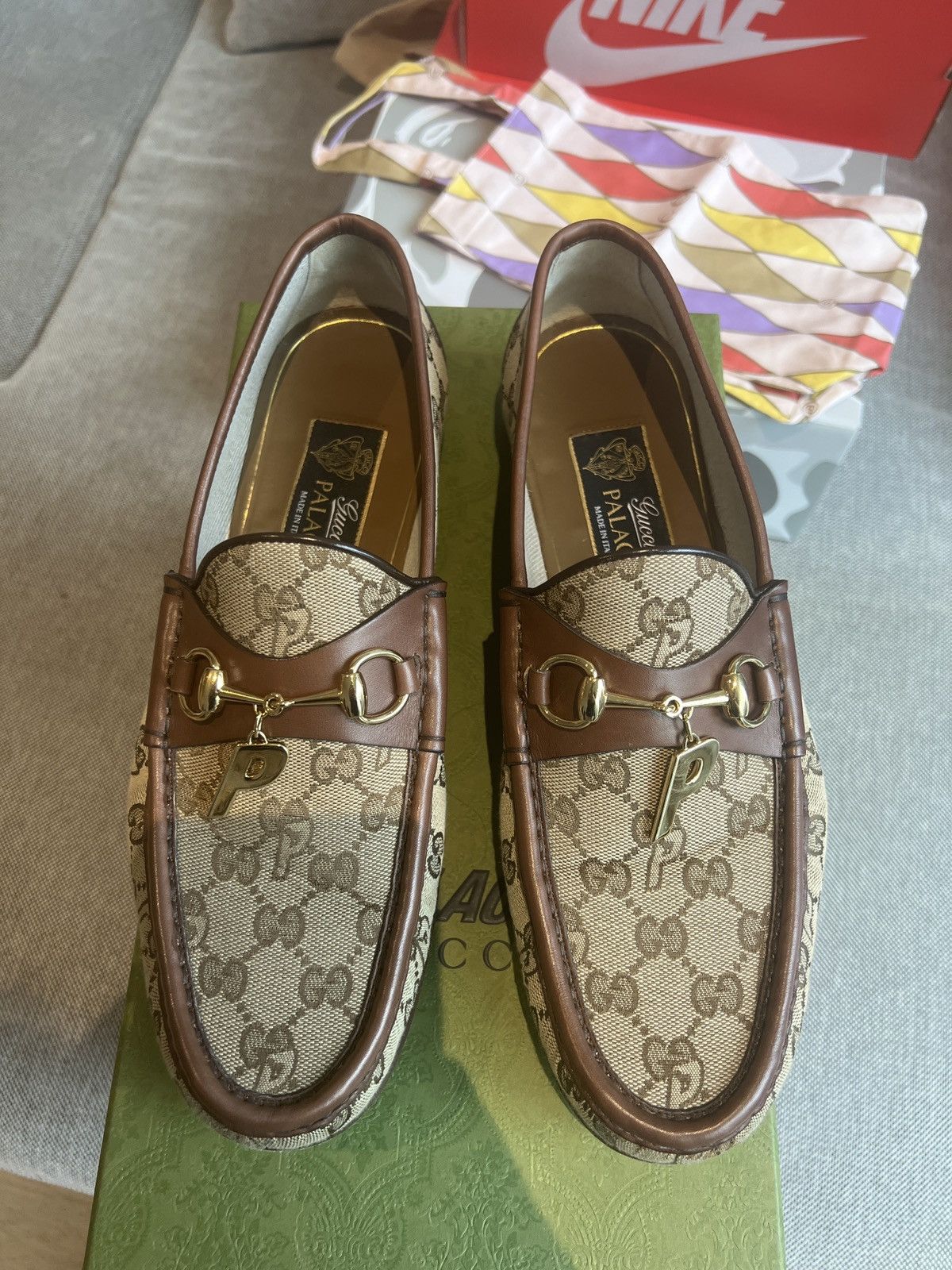 image of Gucci x Palace Loafer in Brown, Men's (Size 10.5)