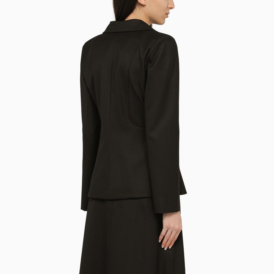By Malene Birger o1d2blof0824 Single-Breasted Jacket in Black Size S / US 4 / IT 40 - 3 Thumbnail