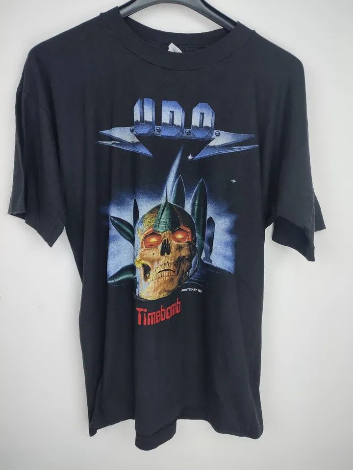 Vintage Rare vintage U.D.O. Timebomb tour 1991 t shirt Size L Size US L / EU 52-54 / 3 - 1 Thumbnail