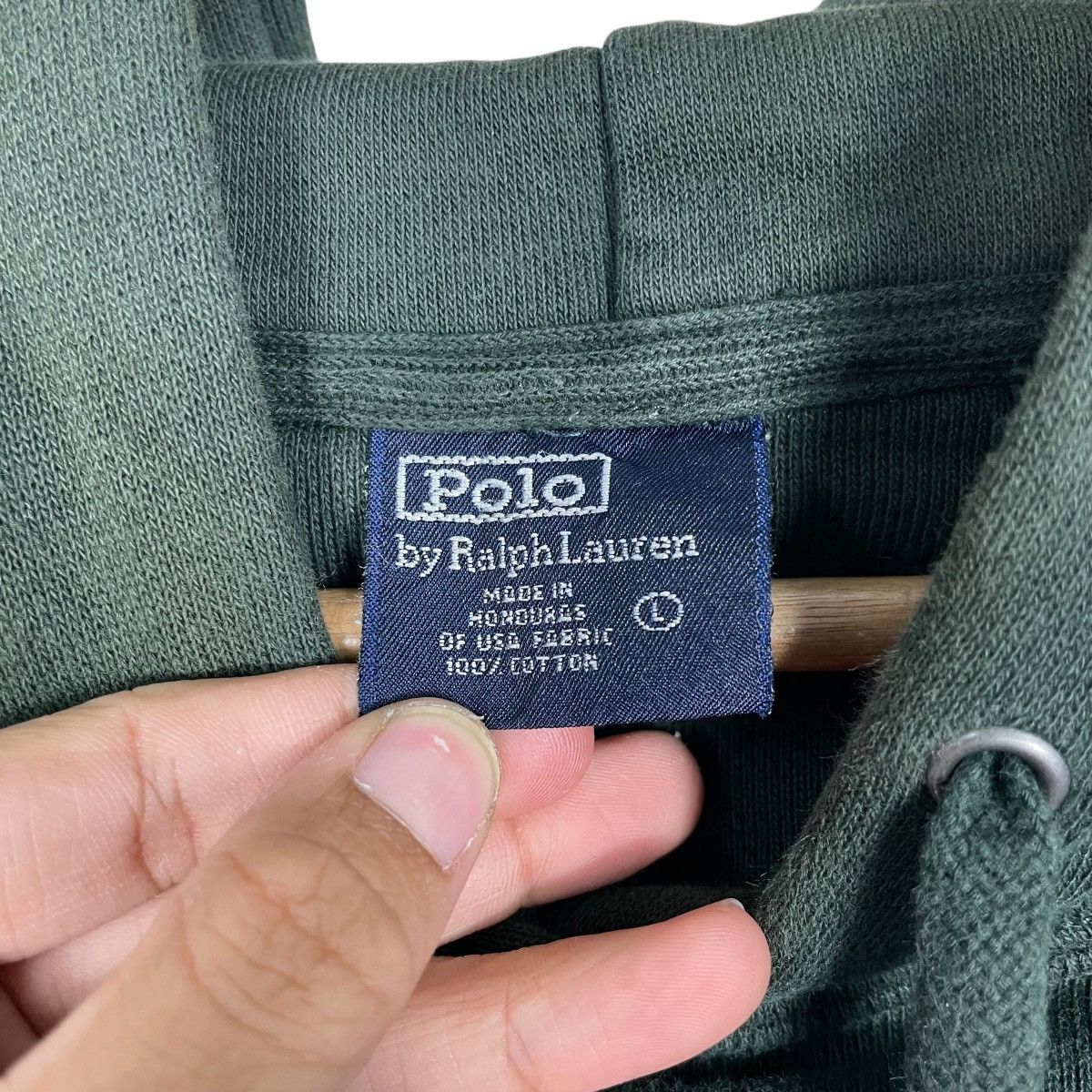 Polo Ralph Lauren Vintage Polo Bear Ralph Lauren Green Hoodie Size US L / EU 52-54 / 3 - 14 Thumbnail