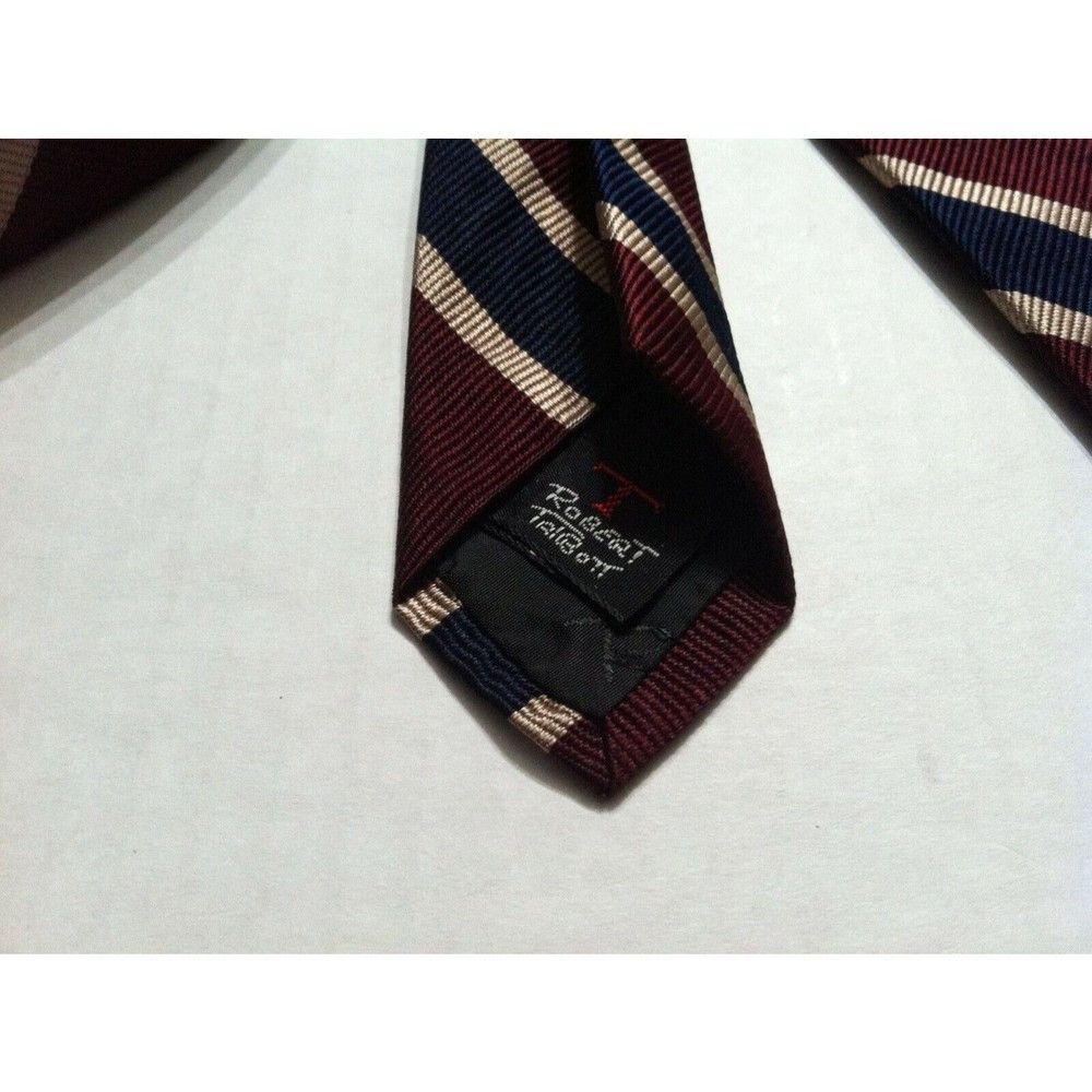 Robert Talbott ROBERT TALBOTT MENS 100%SILK STRIPED CLASSIC TIE WIDTH: 3" Size ONE SIZE - 4 Thumbnail