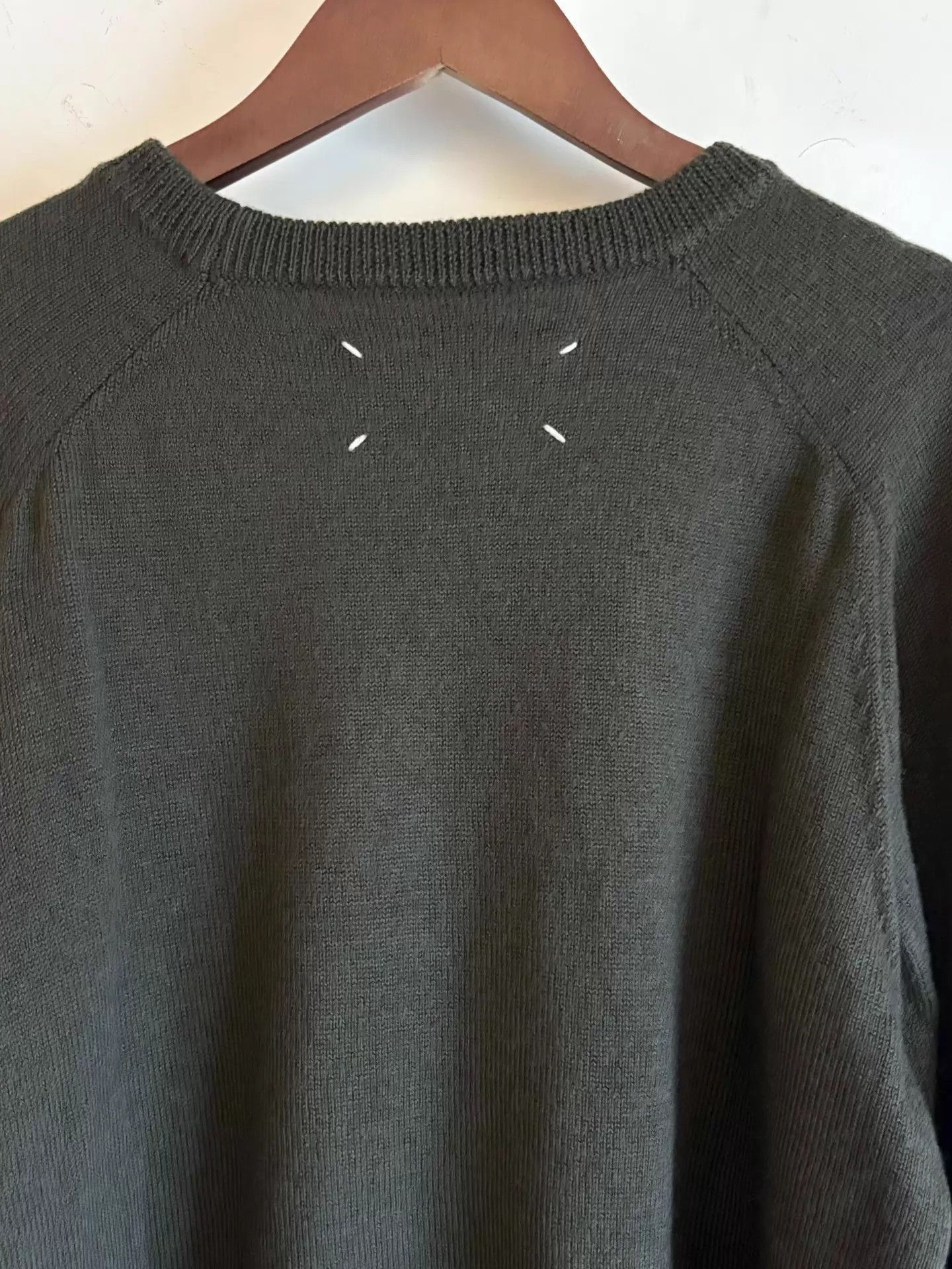 Maison Margiela Black Long-Sleeve Knit Sweater Size M Size US M / EU 48-50 / 2 - 5 Thumbnail