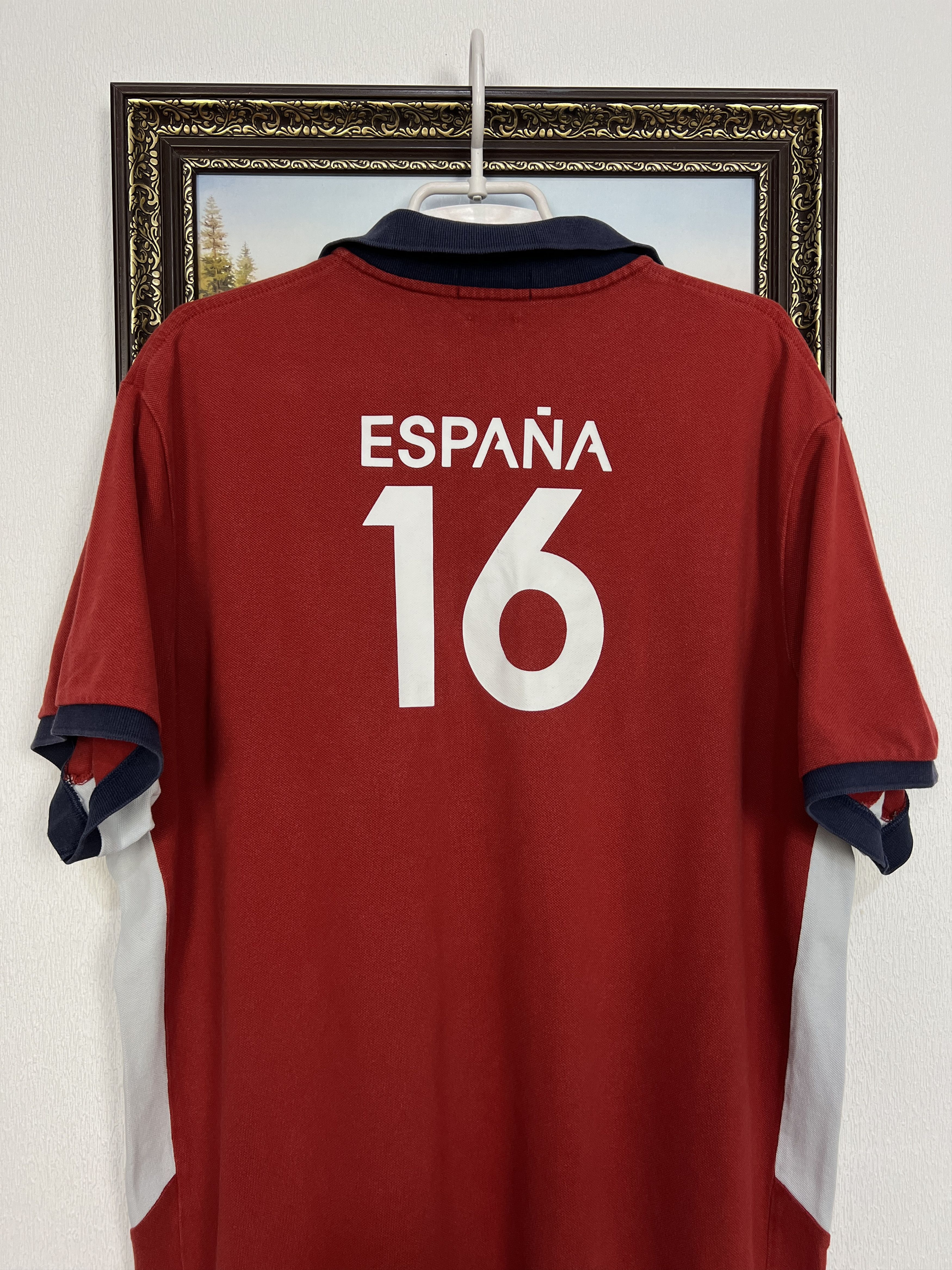 Polo Ralph Lauren Spain Espana Big Pony Rare Chief Keef Blue Shirt Jersey Size US XXL / EU 58 / 5 - 8 Thumbnail