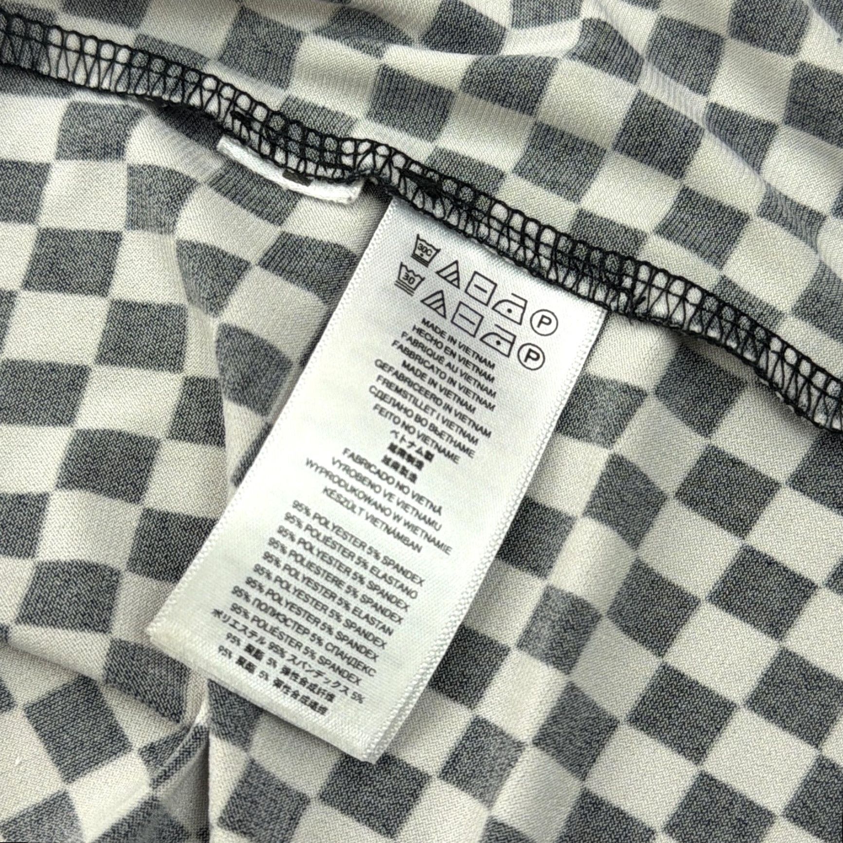 Vintage MICHAEL Michael Kors Dress Womens XS Black Check Sleeveless Sheath Ruched Buckle Size XS / US 0-2 / IT 36-38 - 7 Thumbnail