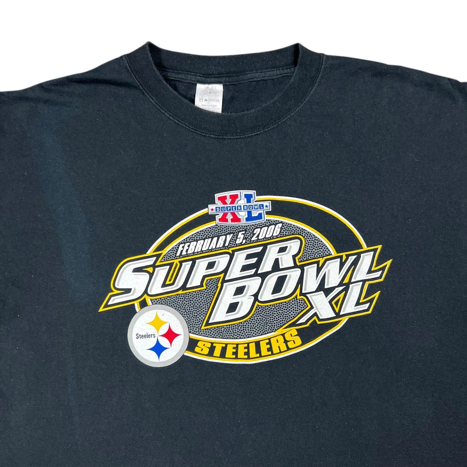 NFL × Vintage Vintage Pittsburgh Steelers Super Bowl Champions faded tee Size US XL / EU 56 / 4 - 2 Thumbnail