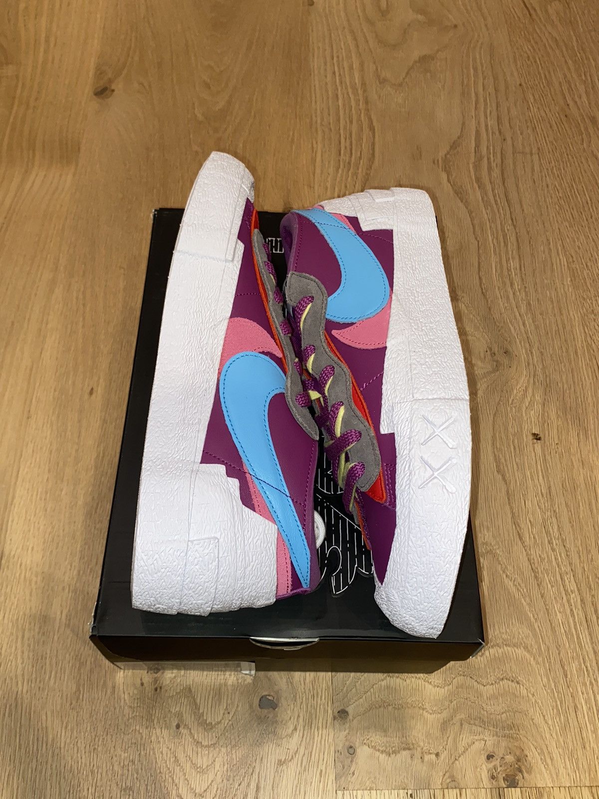 Kaws × Nike × Sacai Nike Blazer Low sacai KAWS Purple Dusk Size US 11.5 / EU 44-45 - 1 Thumbnail