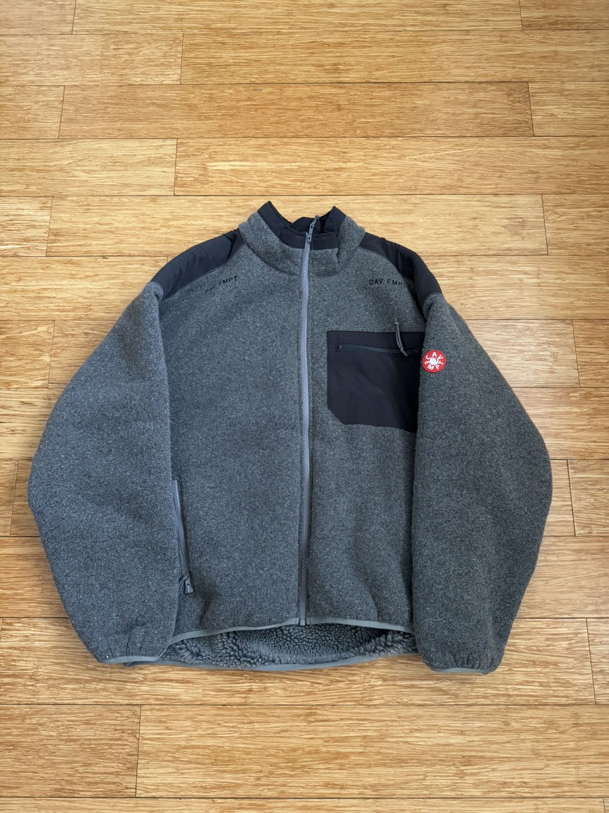 Cav Empt Difference Bdu Jacket, Large, Cotton, Gray, Ces27jk13