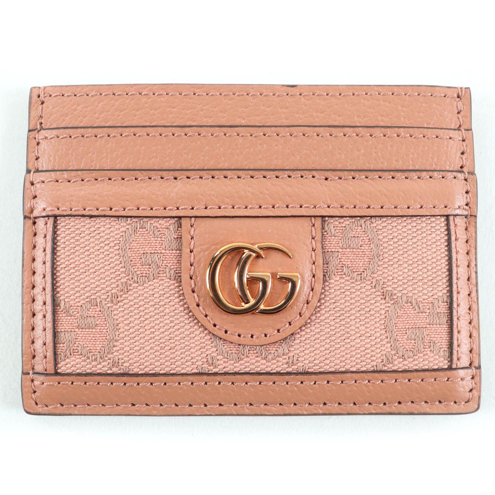 Gucci Gucci Gucci GG Supreme Leather Card Case Leather Card Case 523159 DUTY FREE for USA Size ONE SIZE - 1 Thumbnail