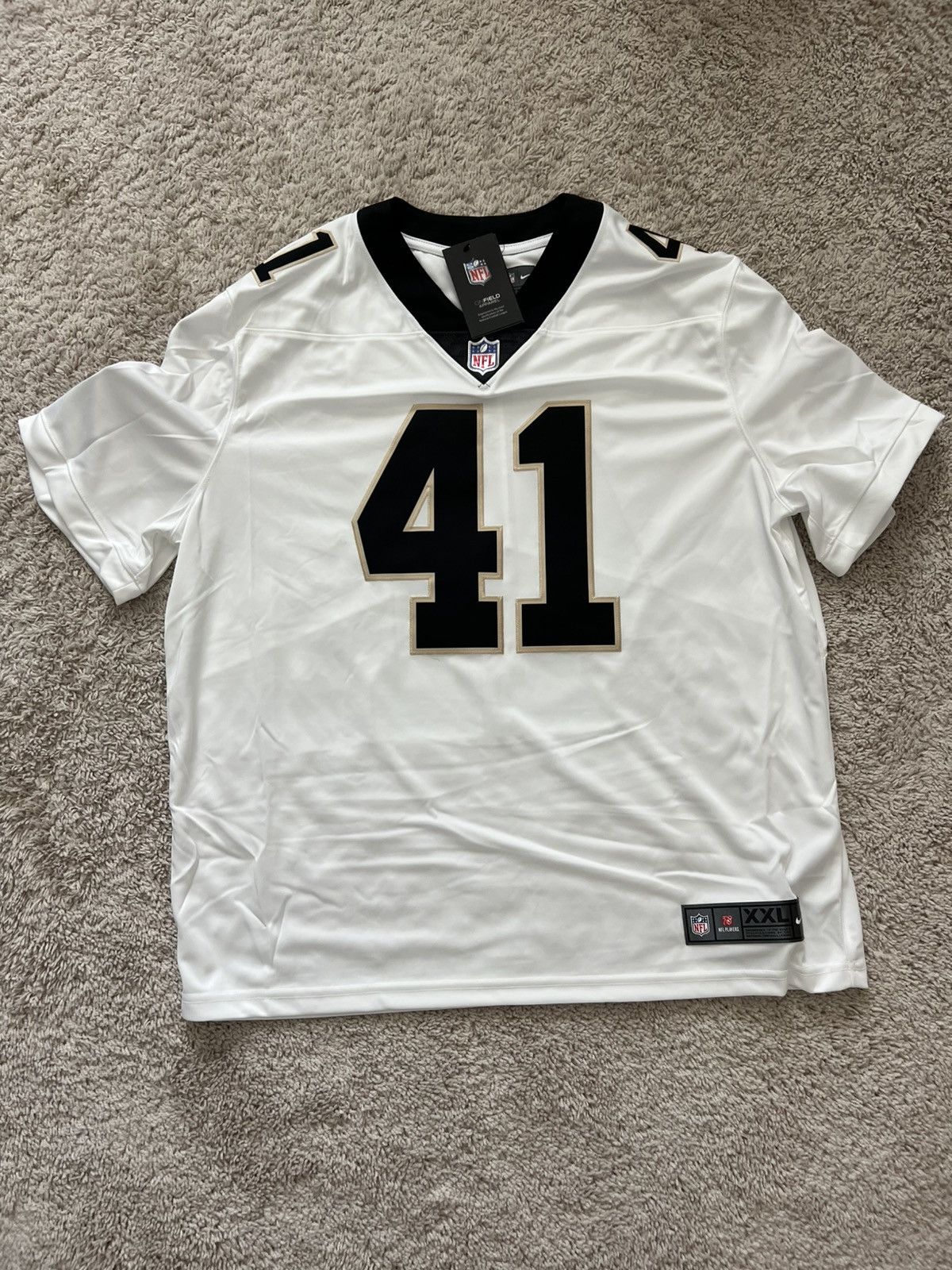 Nike Nike OnFIELD Authentic Alvin Kamara #41 New Orleans Saints Size US XXL / EU 58 / 5 - 2 Thumbnail