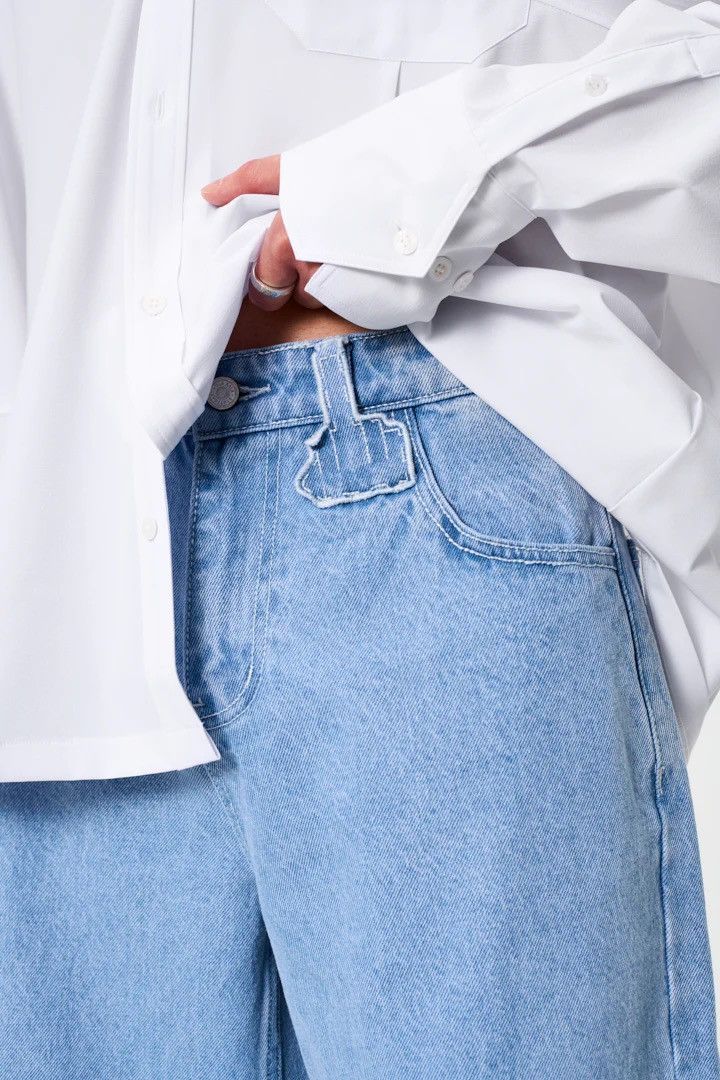 Designer Really Baggy SUMMER JEANS (Retails for $130) Size US 32 / EU 48 - 5 Thumbnail