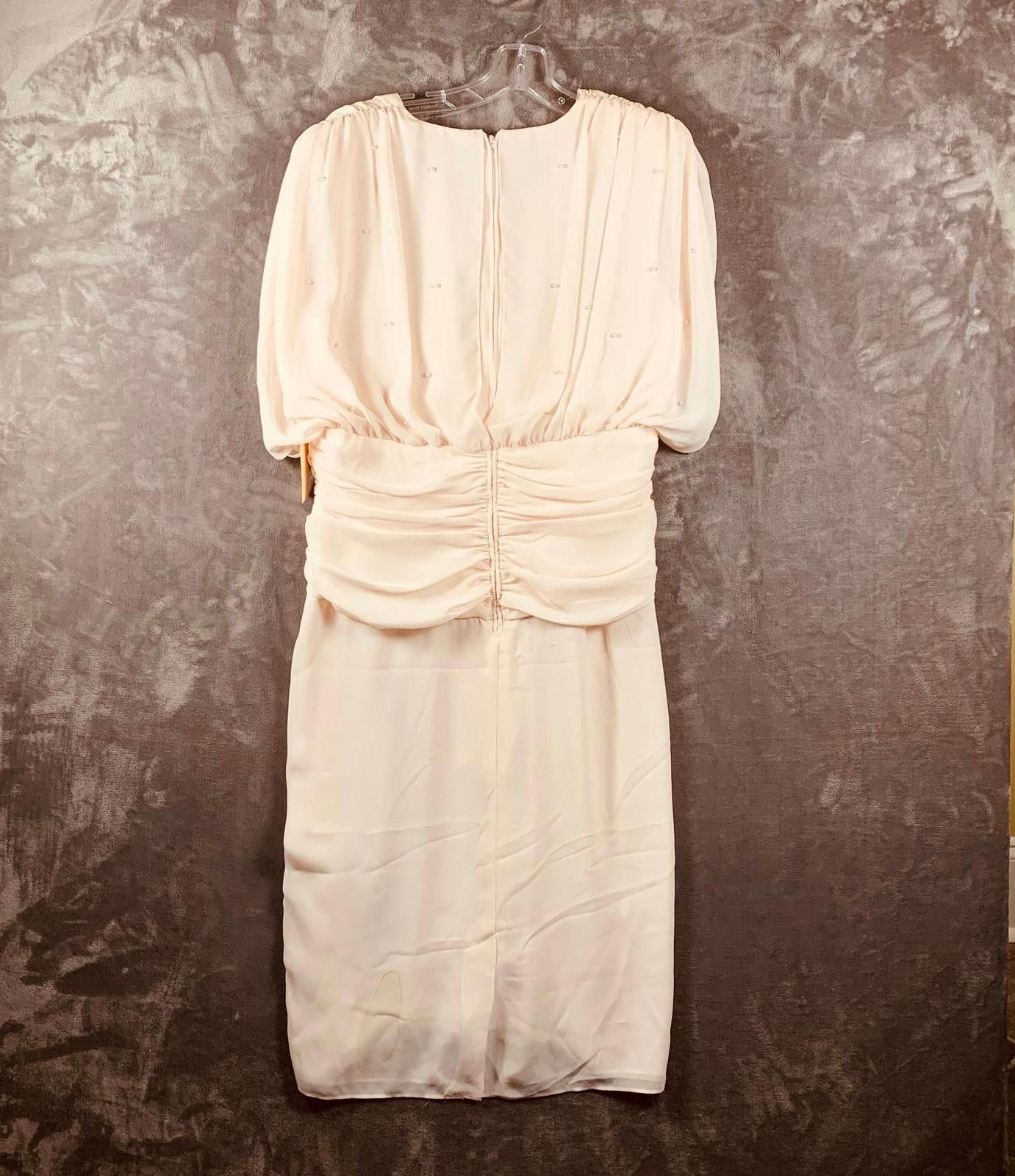Patagonia Vintage Patra Womens Midi Dress in Soft Beige (387) Size L / US 10 / IT 46 - 7 Thumbnail