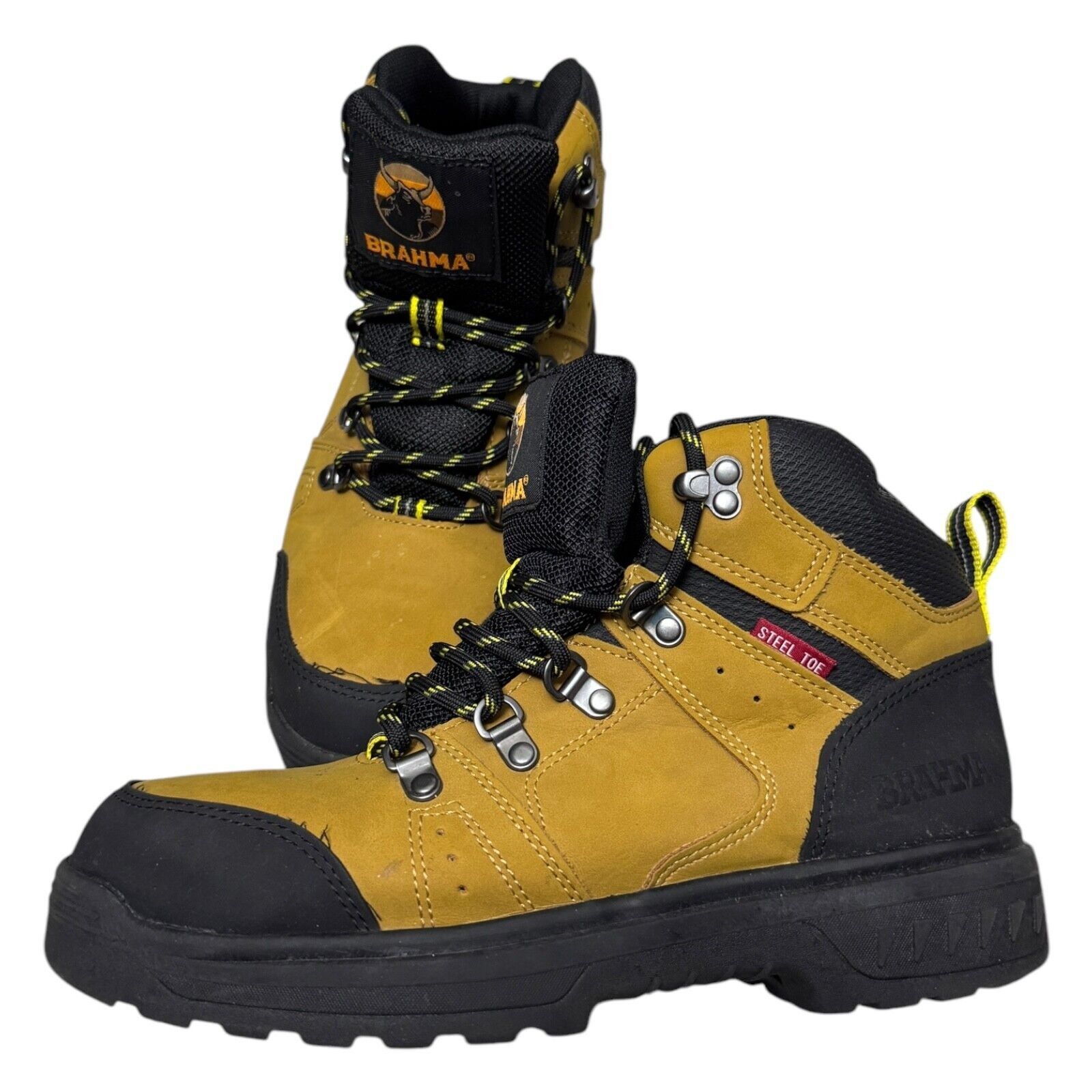 Other STEEL-TOE BRAHMA BOOTS Work Wear Winter Boots 7 US Size US 7 / EU 40 - 1 Thumbnail