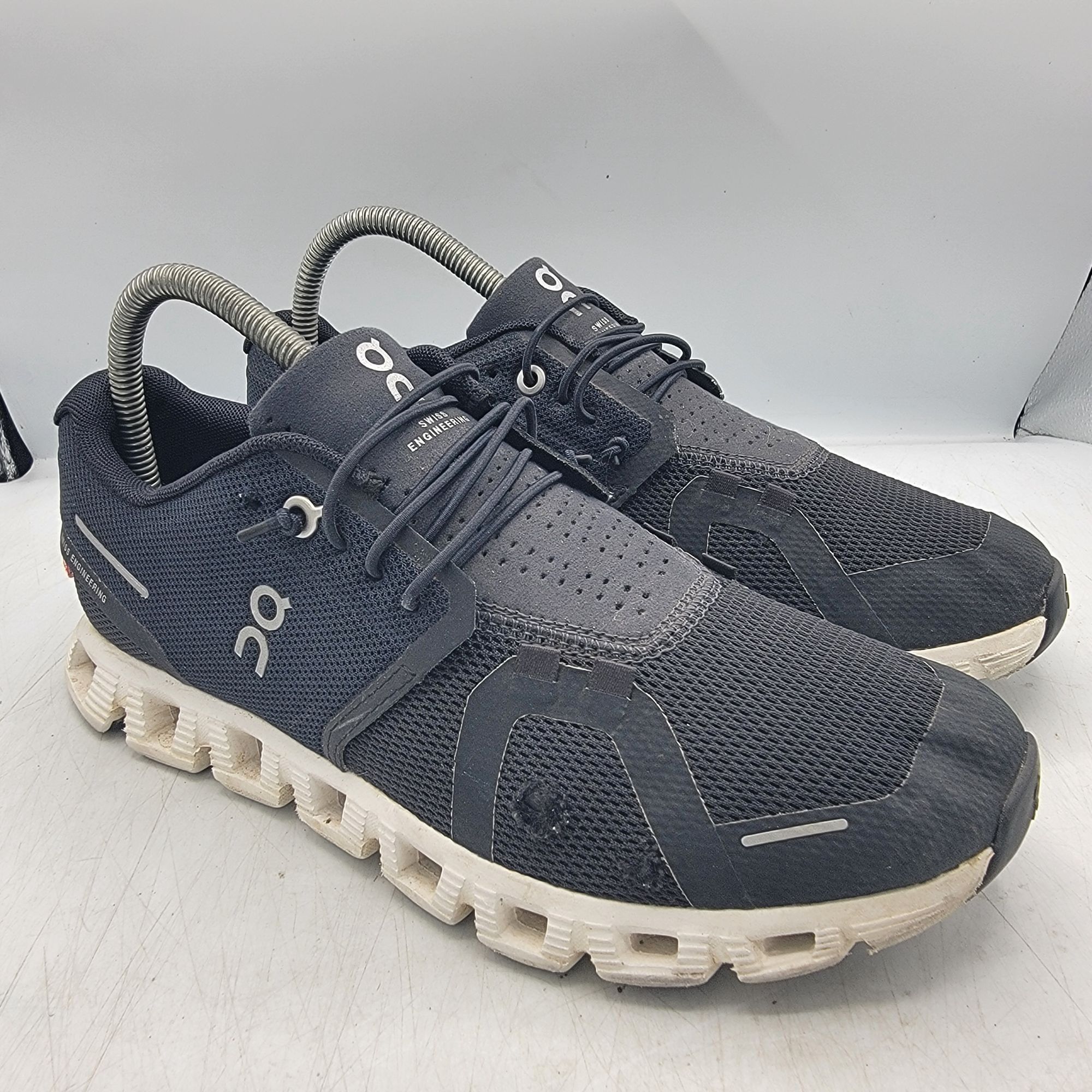 On On Cloud 5 Womens 8 Black Shoes Athletic Outdoors Walking Li Size US 8 / IT 38 - 1 Thumbnail