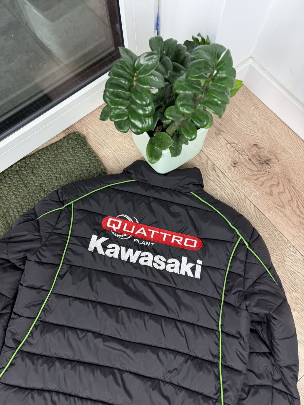 Japanese Brand × Vintage Vintage Kawasaki Quattro Plant Motors Sport Jacket Racing YK Size US XS / EU 42 / 0 - 2 Thumbnail