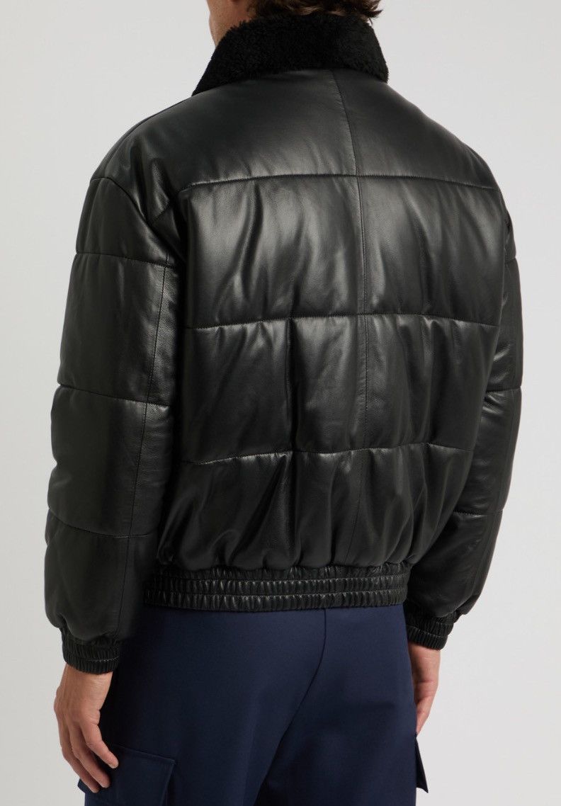 Drole De Monsieur Drole De Monsieur LEATHER BOMBER JACKET IN BLACK Size US M / EU 48-50 / 2 - 8 Thumbnail