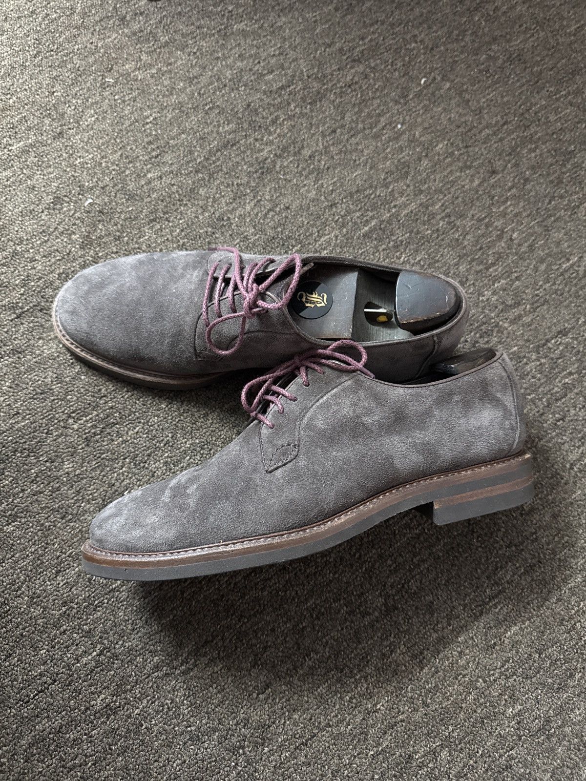 Brunello Cucinelli Brunello Cucinelli suede derby shoes 41 Size US 8 / EU 41 - 2 Thumbnail