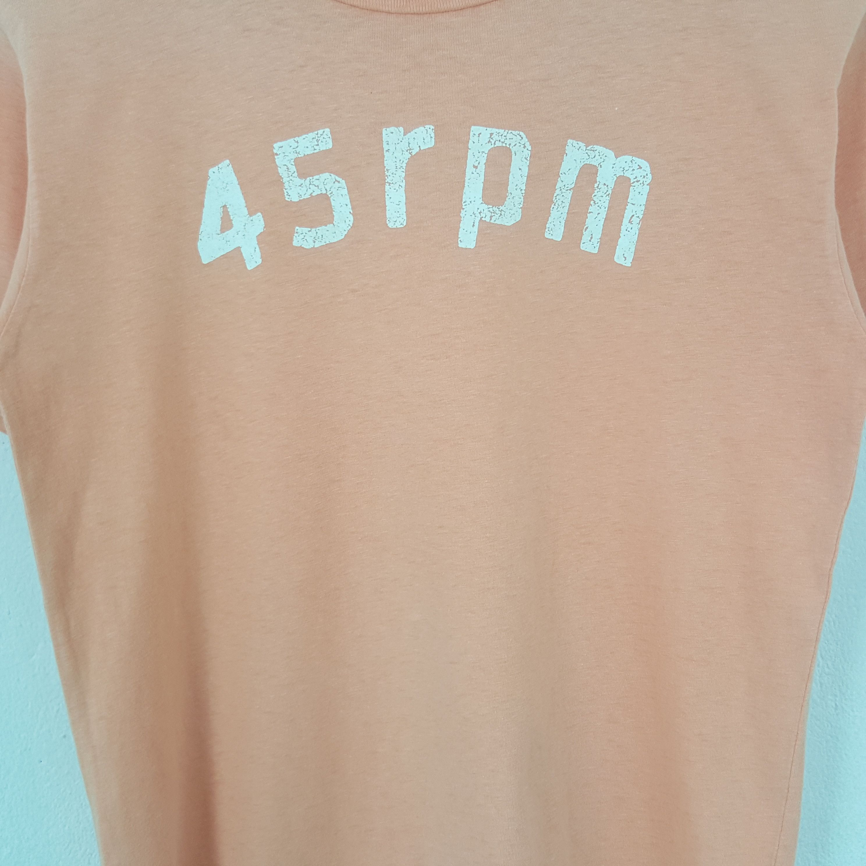 45rpm Vintage 45rpm Japanese Brand Retro Tshirt RR8 Size US S / EU 44-46 / 1 - 2 Thumbnail