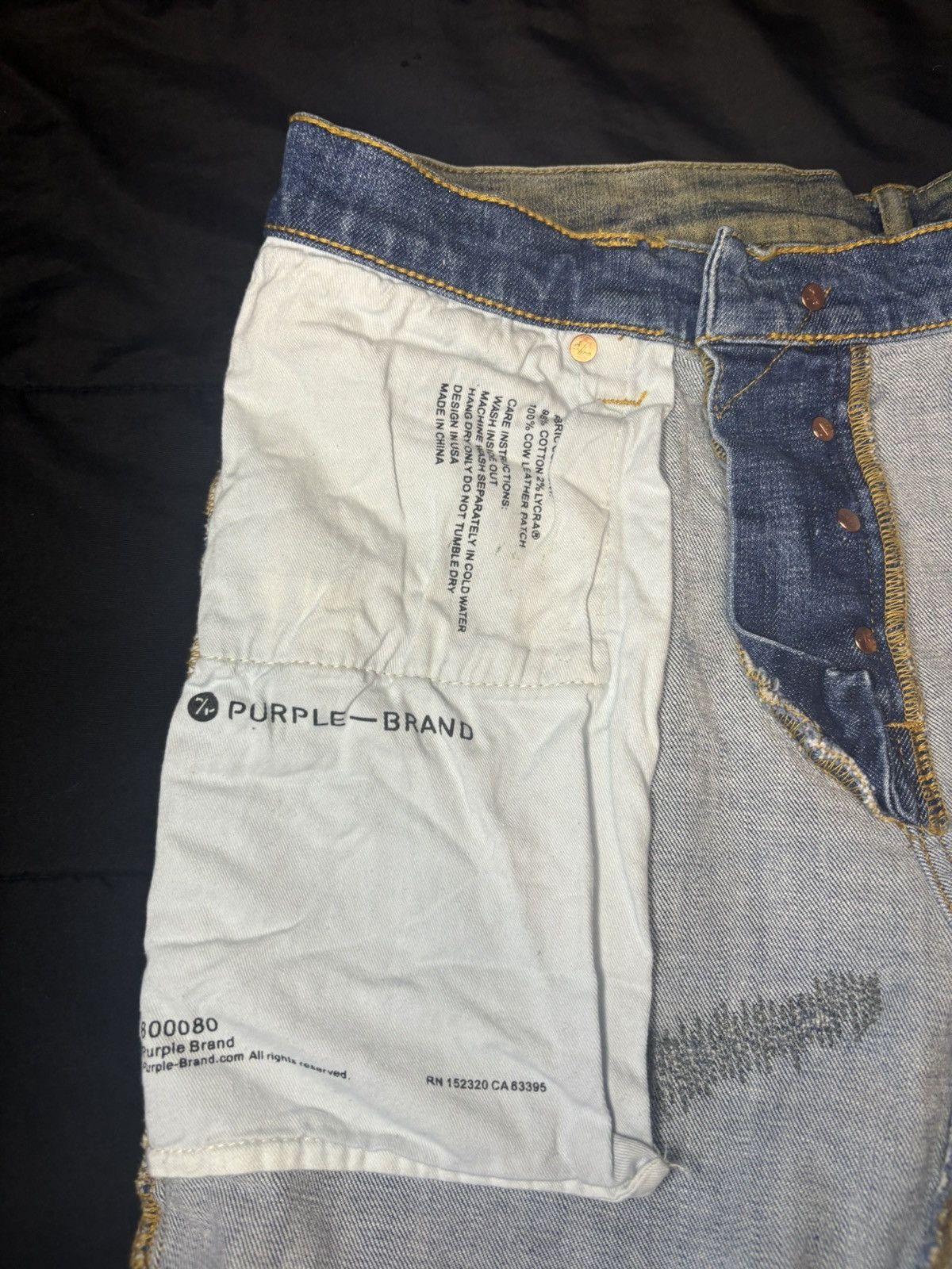 Purple Dirty blue Size US 32 / EU 48 - 6 Thumbnail