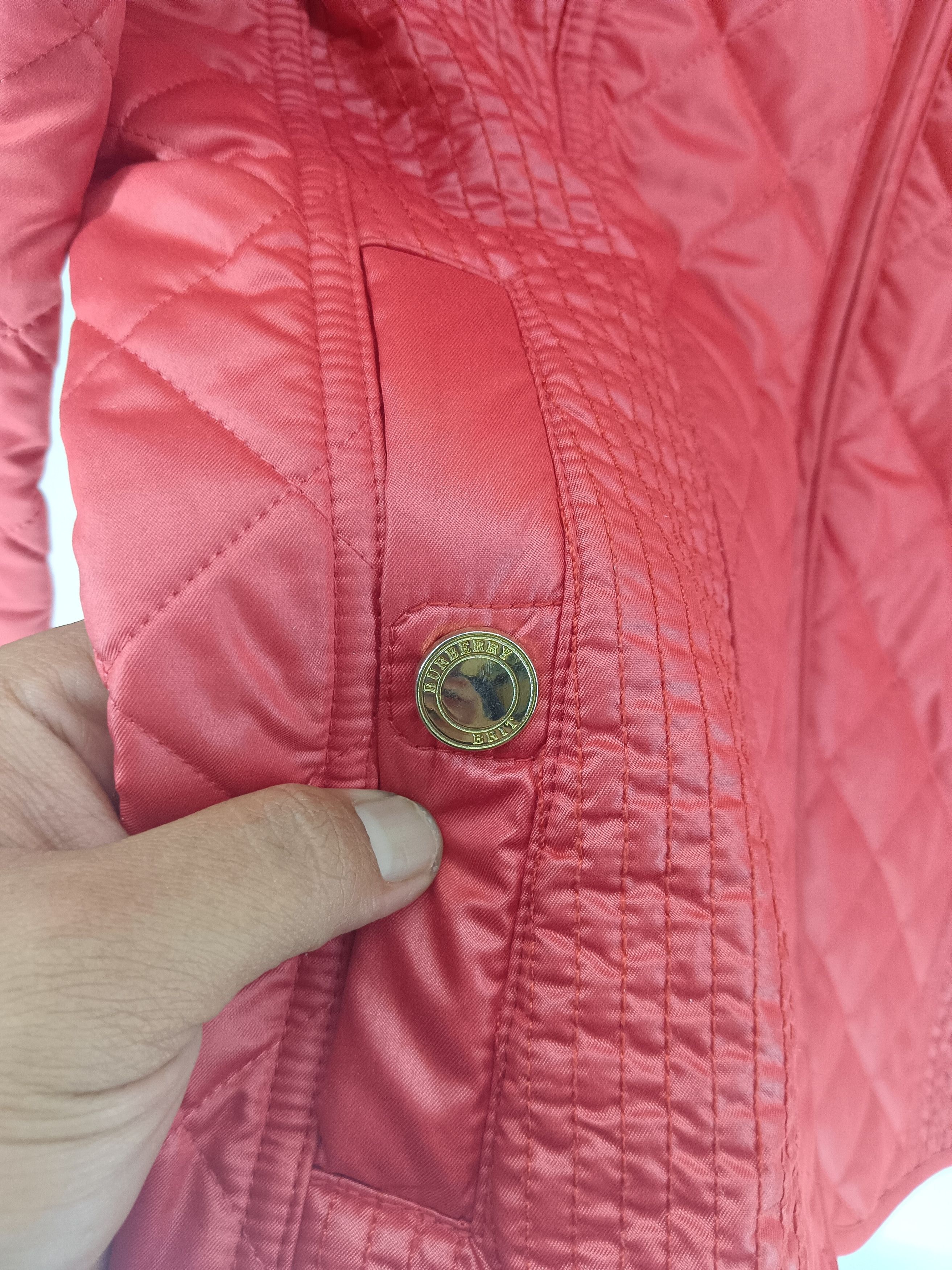 Burberry Burberry Brit Plaid Red Jacket Size S / US 4 / IT 40 - 5 Thumbnail