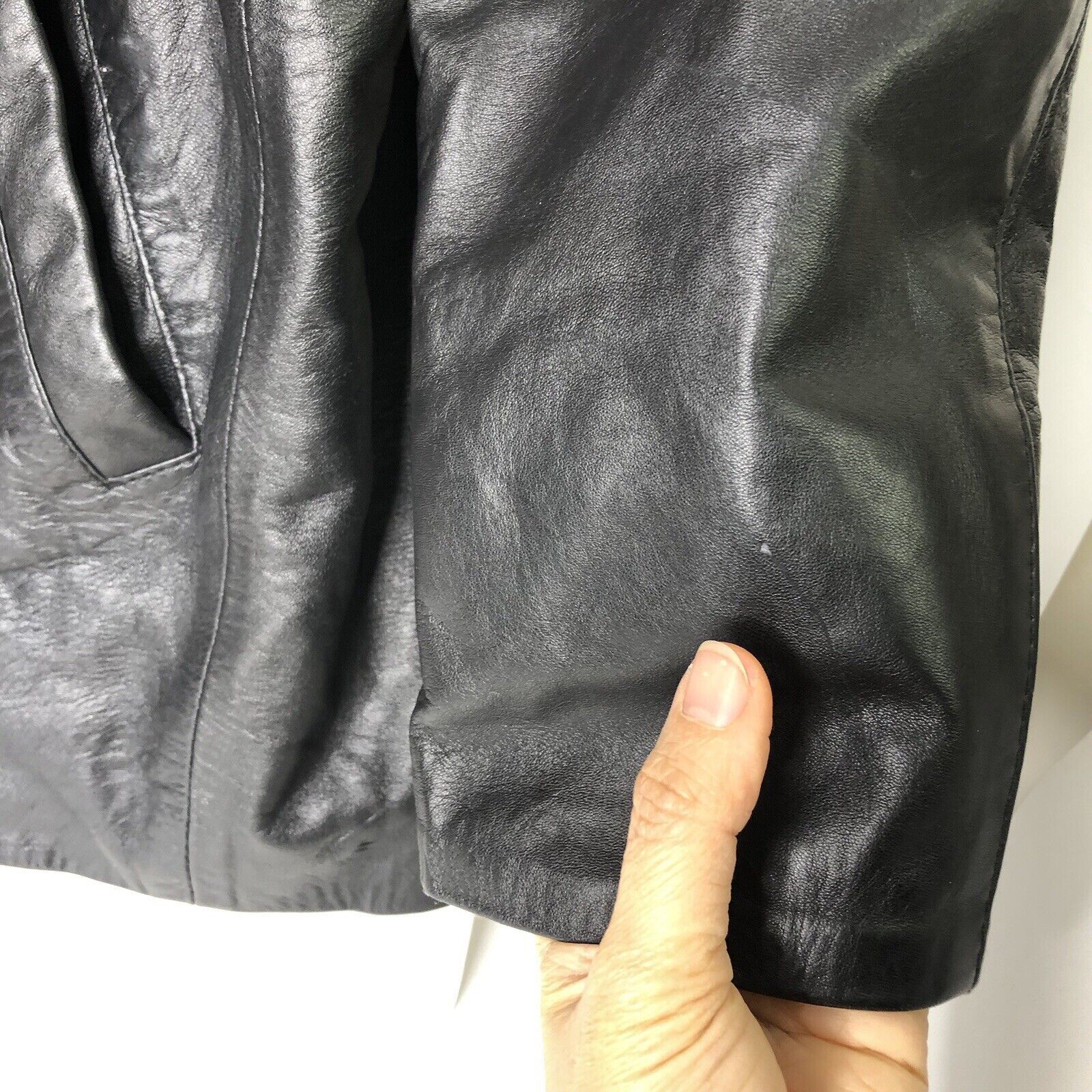 Other Se-ka Men Black Soft Lamb Leather Jacket Size XL Full zip Size US XL / EU 56 / 4 - 2 Thumbnail