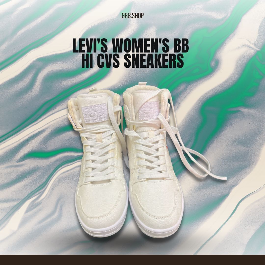 Levi's Levis Womens BB Hi CVS Sneakers Lace-Up High-Top Shoes Size Size US 8 / IT 38 - 1 Thumbnail