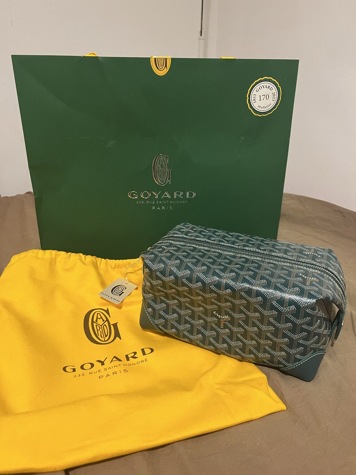image of Goyard Boeing 25 in Green, Men's