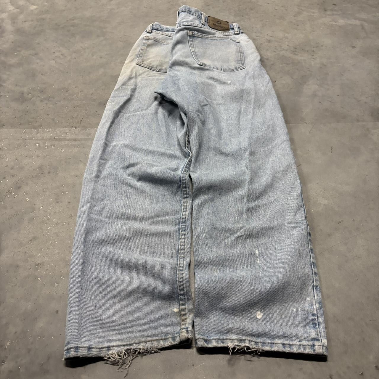 Japanese Brand × Vintage Crazy Vintage Y2K/2000s Faded Light Wash Essential Denim Jeans! Size US 36 / EU 52 - 4 Thumbnail