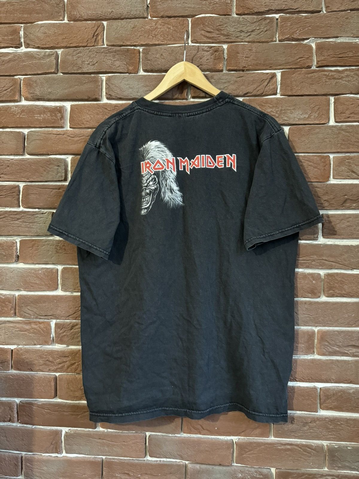 Band Tees Vintage 90s Iron Maiden Trooper Heavy Metal Band Tee Tour Size US L / EU 52-54 / 3 - 2 Thumbnail