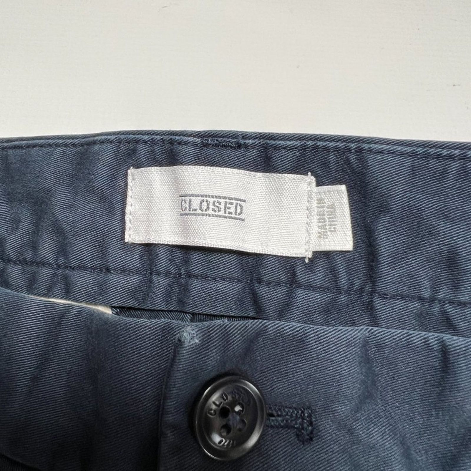CLOSED Closed Clifton Slim Chino Dark Navy Blue Size 31x28 Size US 31 - 3 Thumbnail
