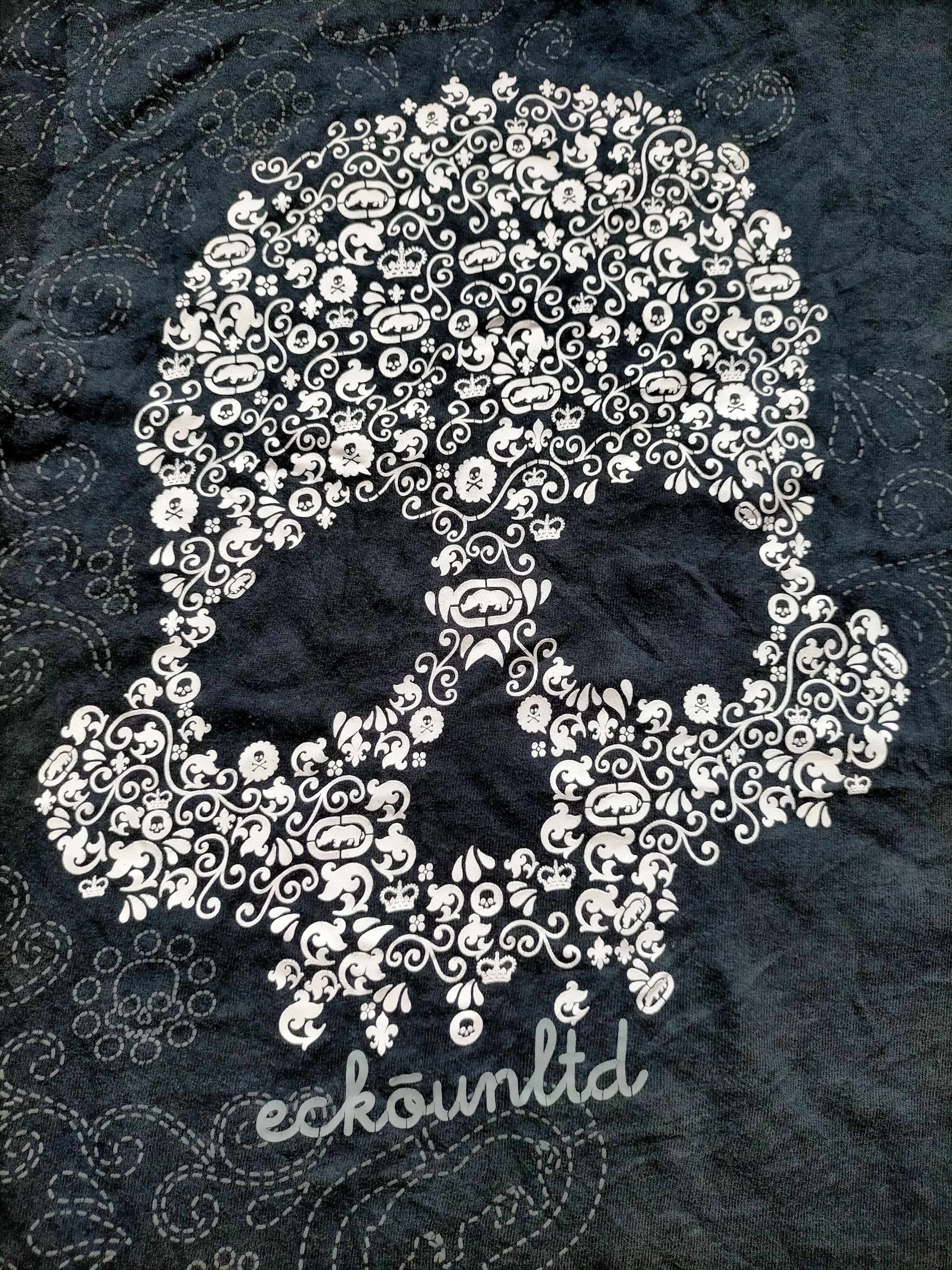 Ecko Unltd. Vtg Ecko Unltd Skull Black tee Size L Size US L / EU 52-54 / 3 - 1 Thumbnail